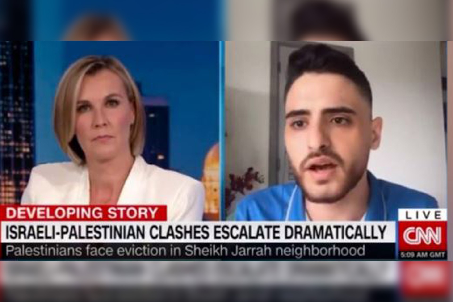 CNN’de konuşan Şeyh Cerrahlı Muhammed: Yapılan tahliye değil, zorla yerinden edilme