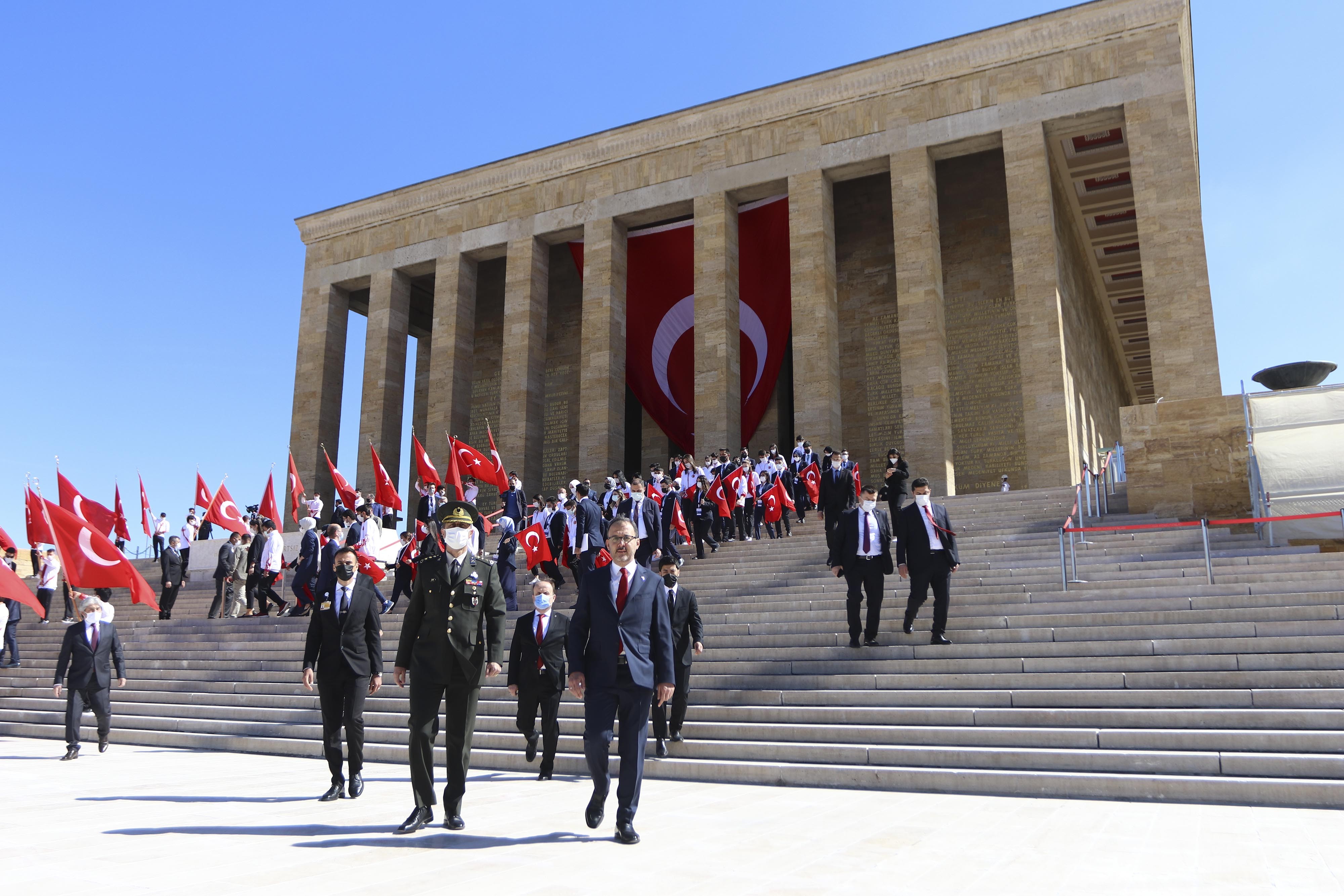 19 Mayıs Atatürk'ü Anma Gençlik ve Spor Bayramı kapsamında Anıtkabir ziyareti