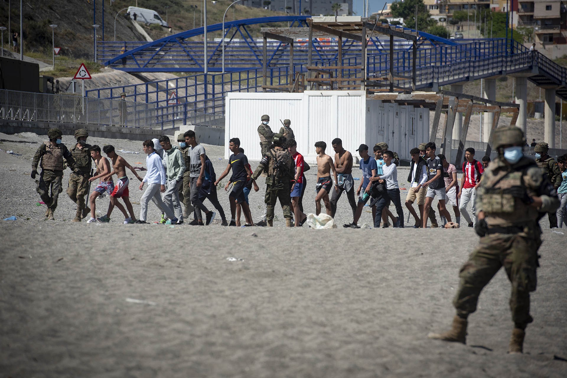 Refugiados que llegan a España