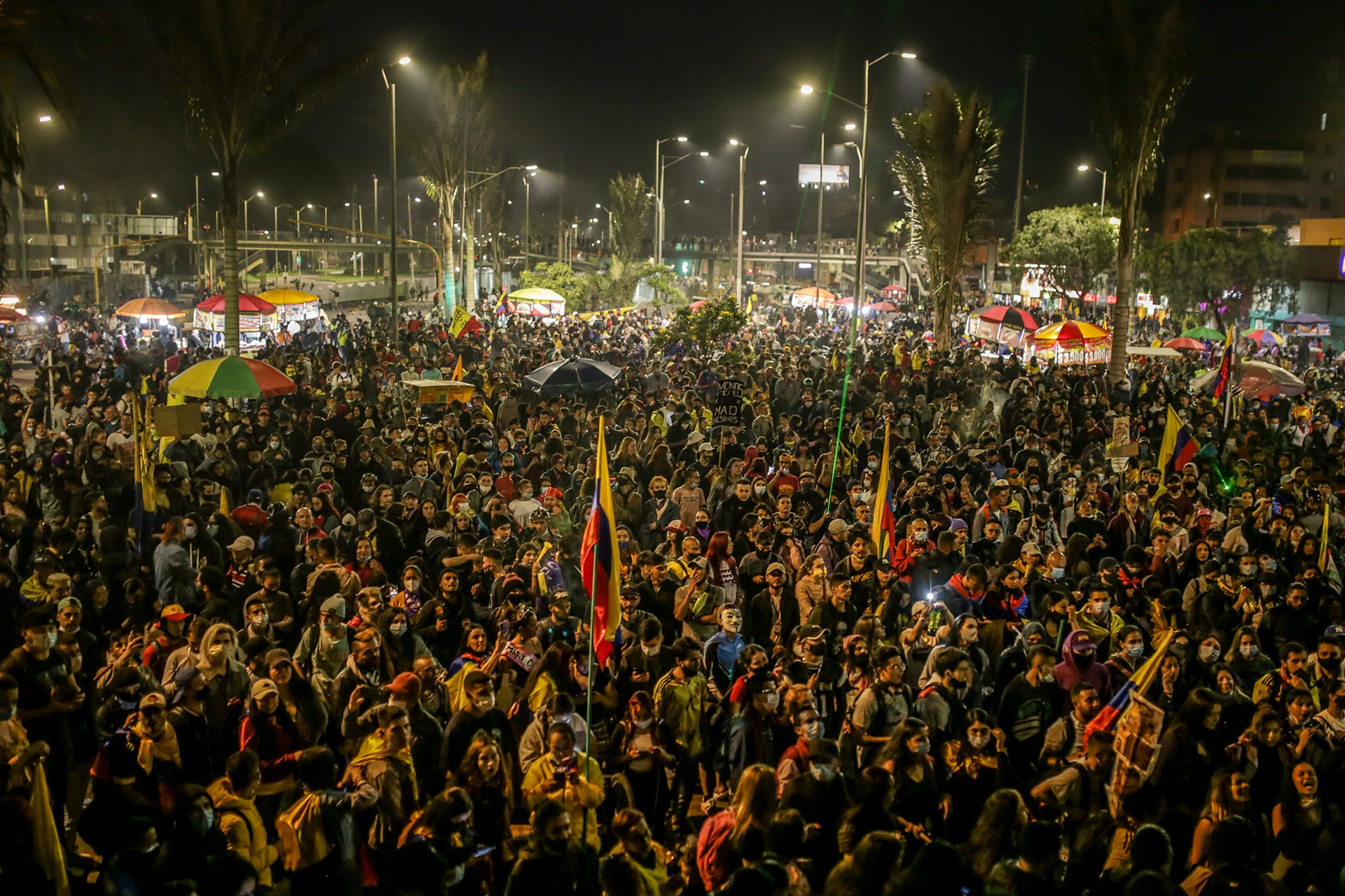 Kolombiya'da eylemler