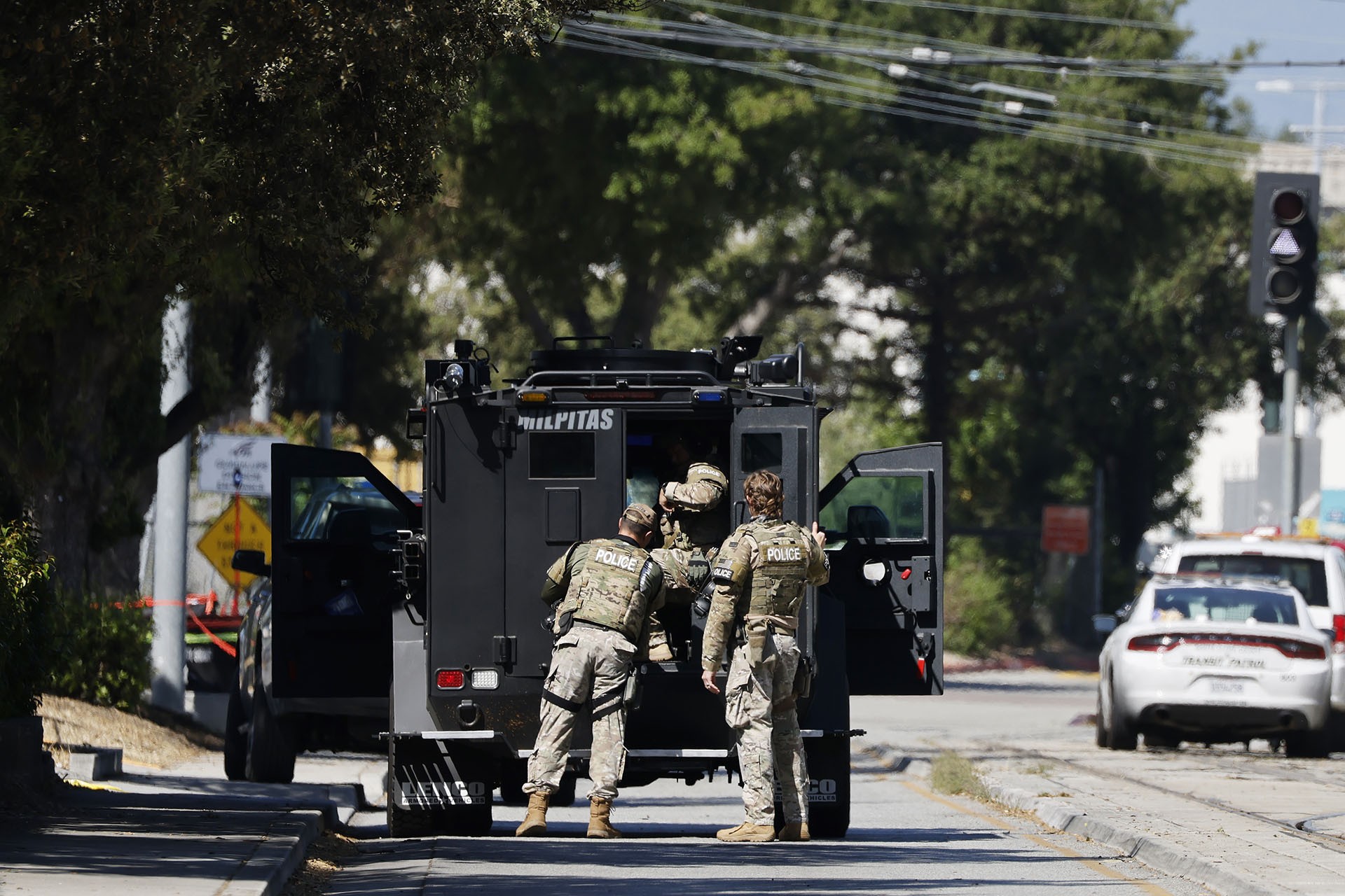 California'da saldırının olduğu bölge