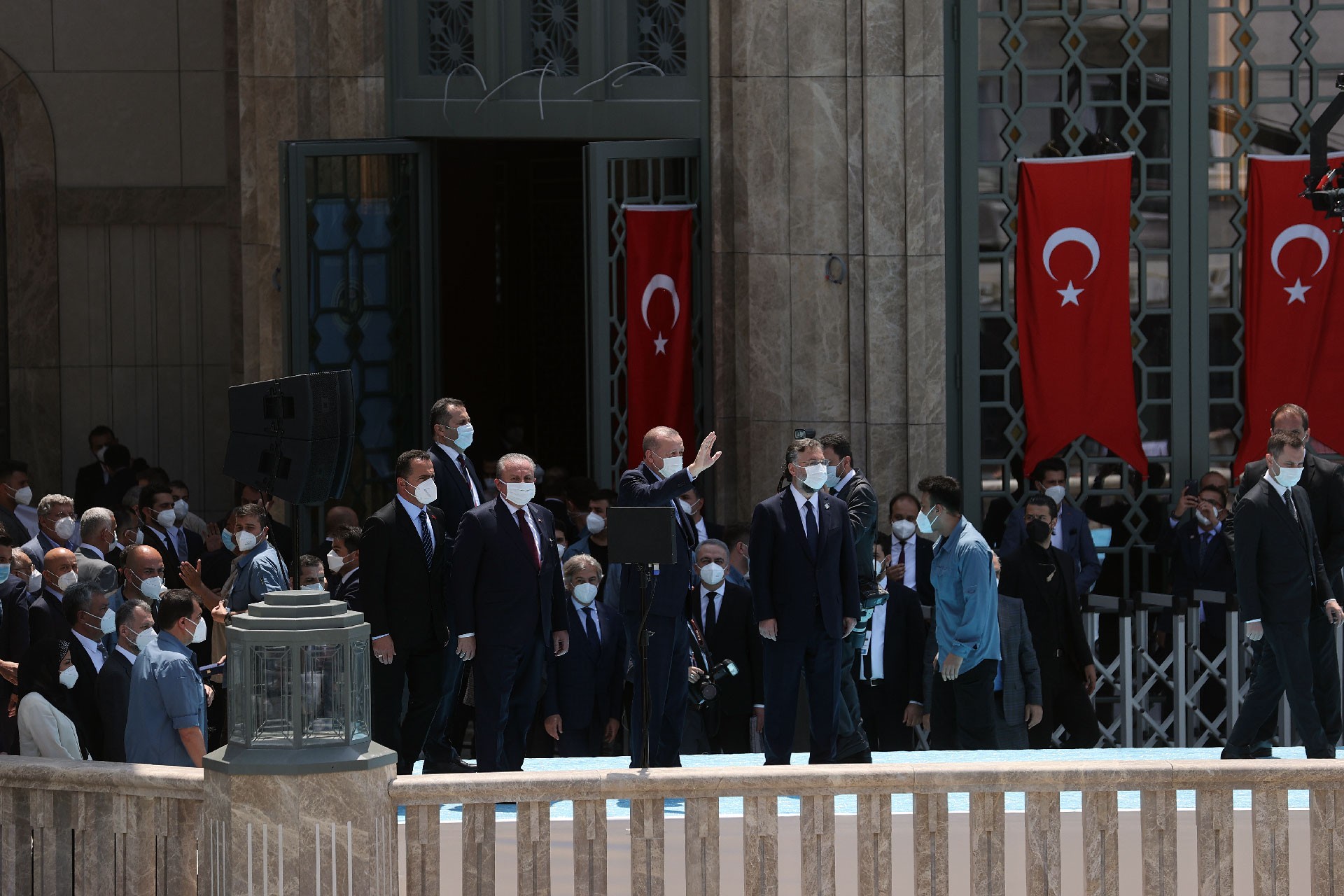 Erdoğan, Taksim Camisi'nin açılışına katıldı