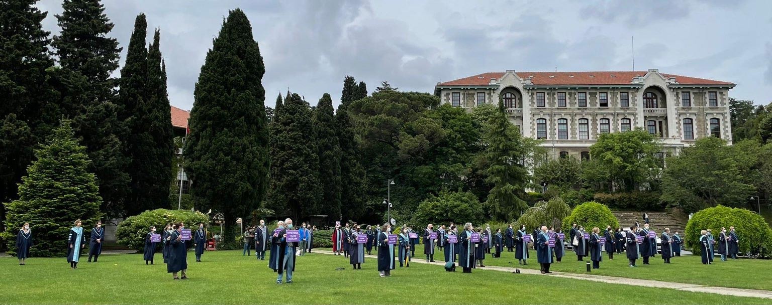 Boğaziçi nöbet eylemi 100. gün