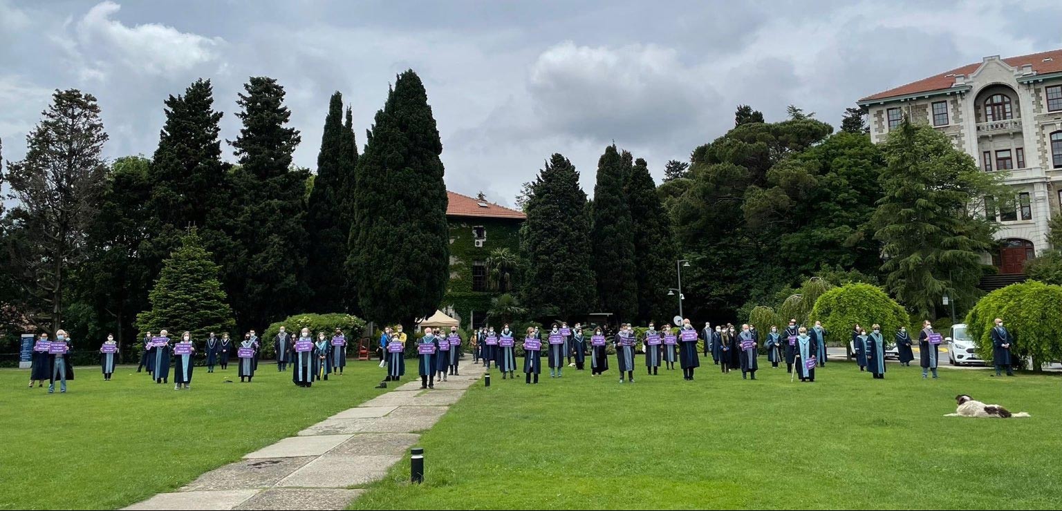 Boğaziçi nöbet eylemi 100. gün