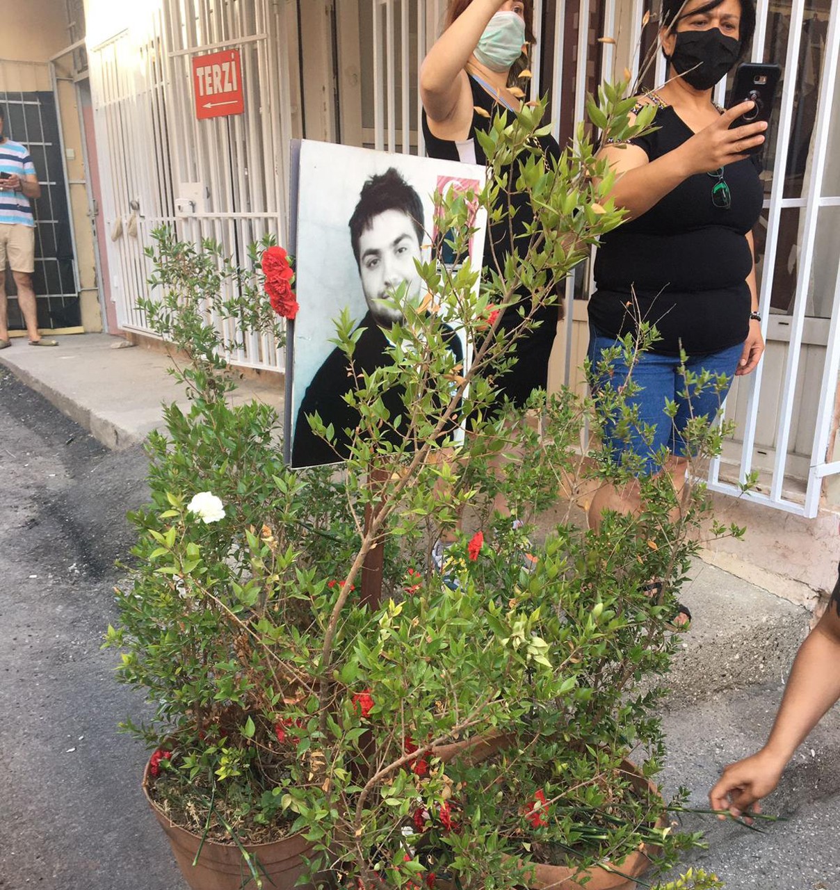 Gezi Direnişinin 8. yıl dönümünde Antakya'da yapılan basın açıklamasından bir fotoğraf.