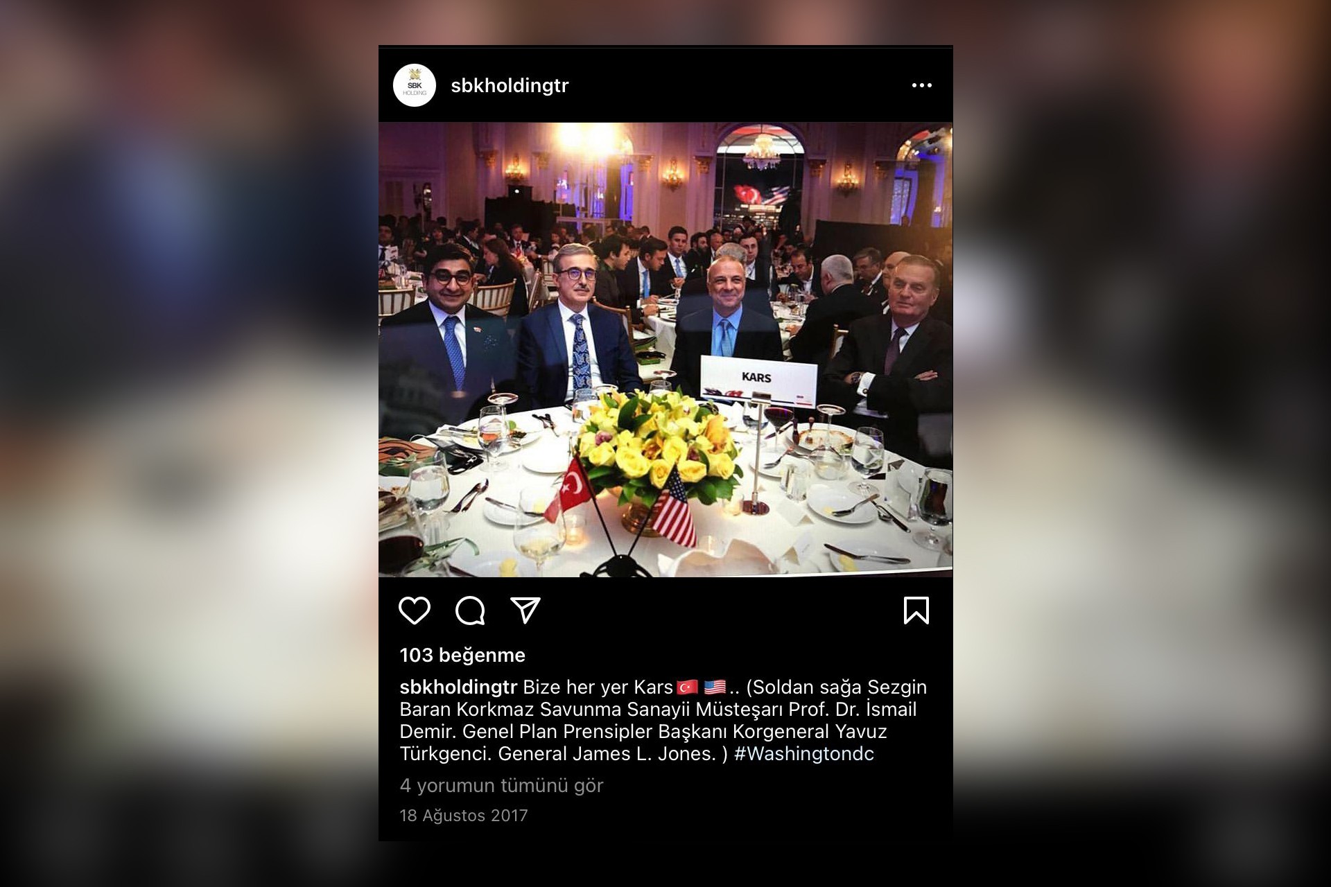 SBK Holding Instagram hesabının gönderisi.