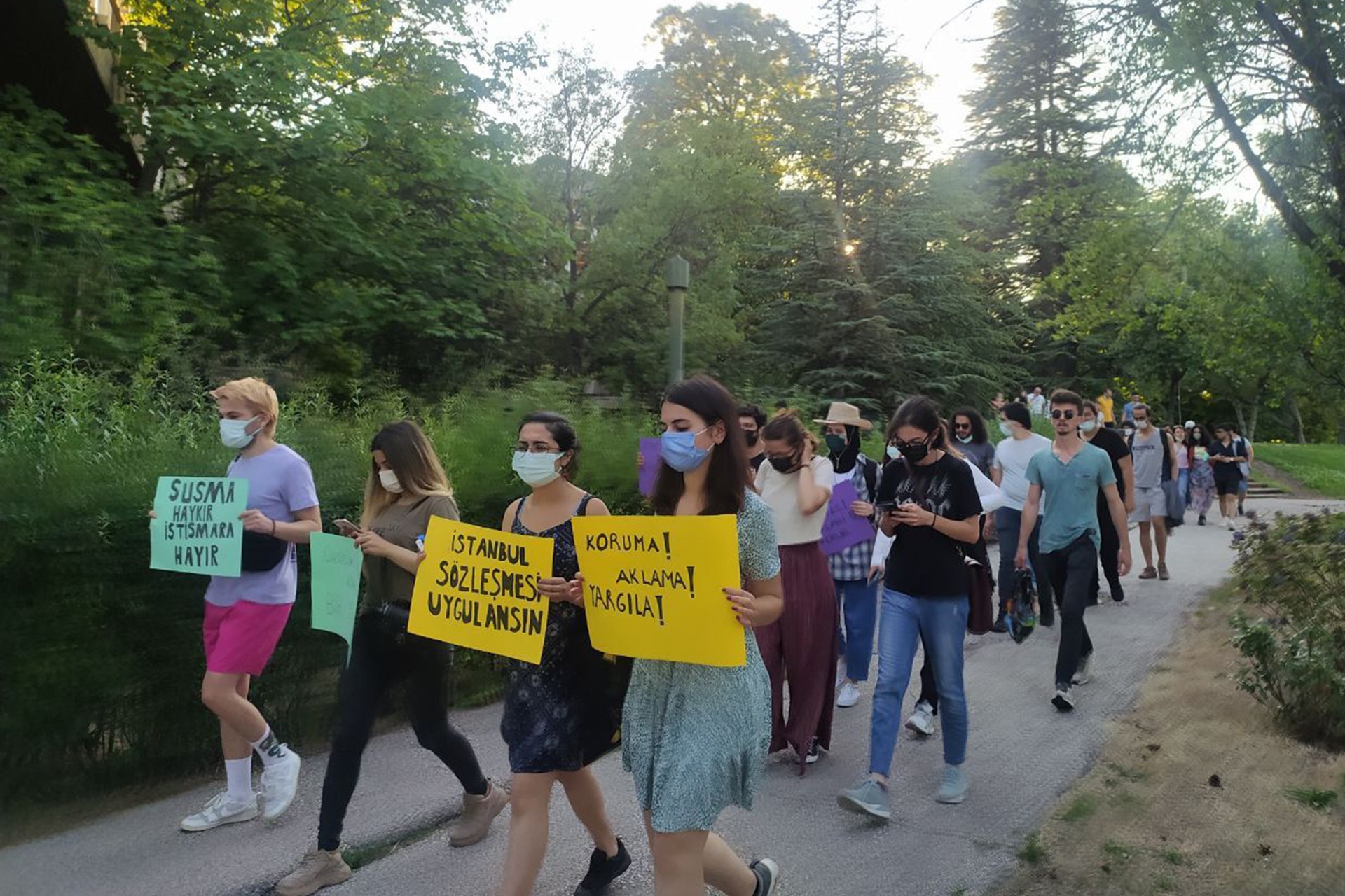 Odtü'lü öğrenciler İstanbul Sözleşmesi eylemine çağrı yaptı