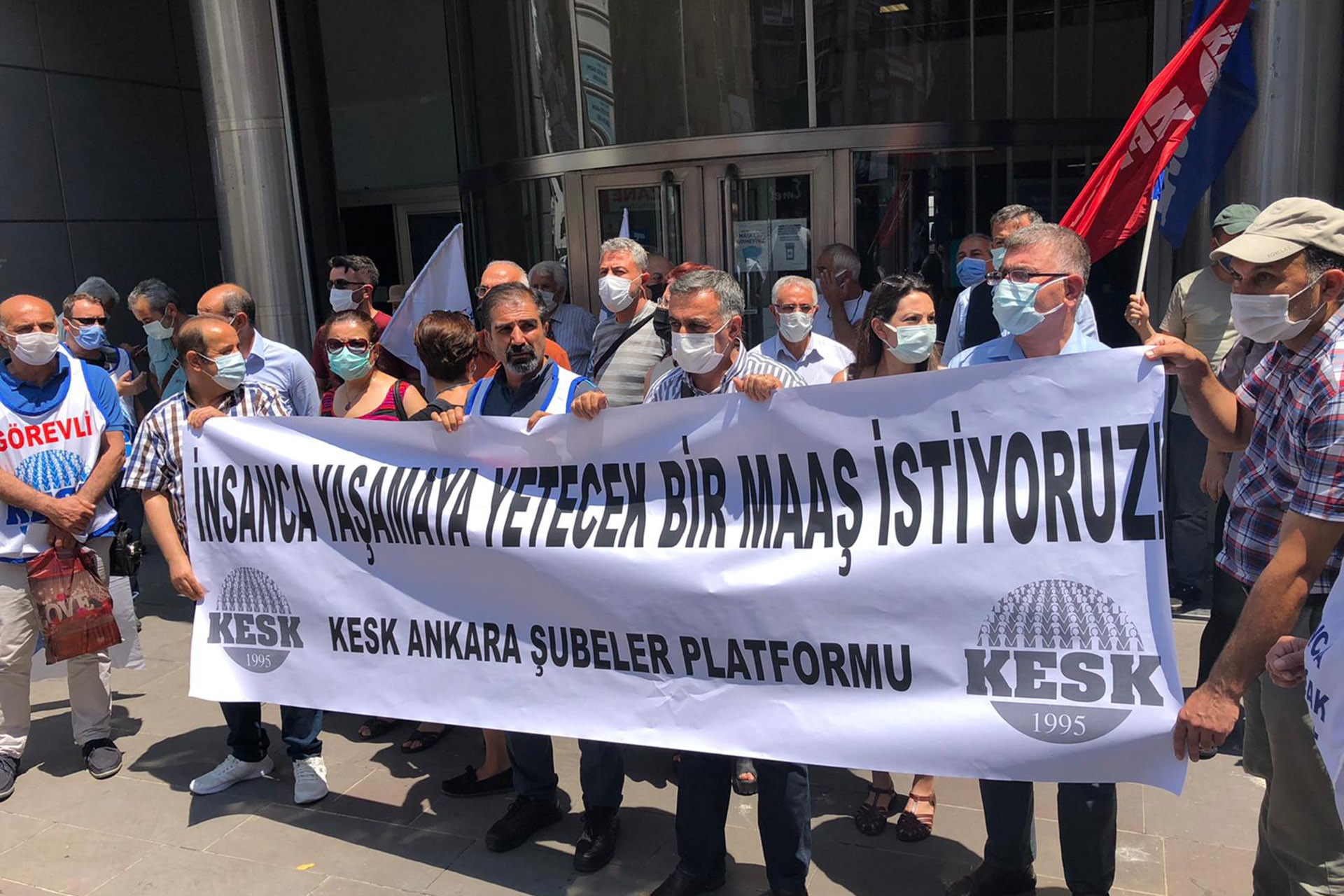 KESK Ankara Şubeler Platformu üyeleri taleplerini açıkladı