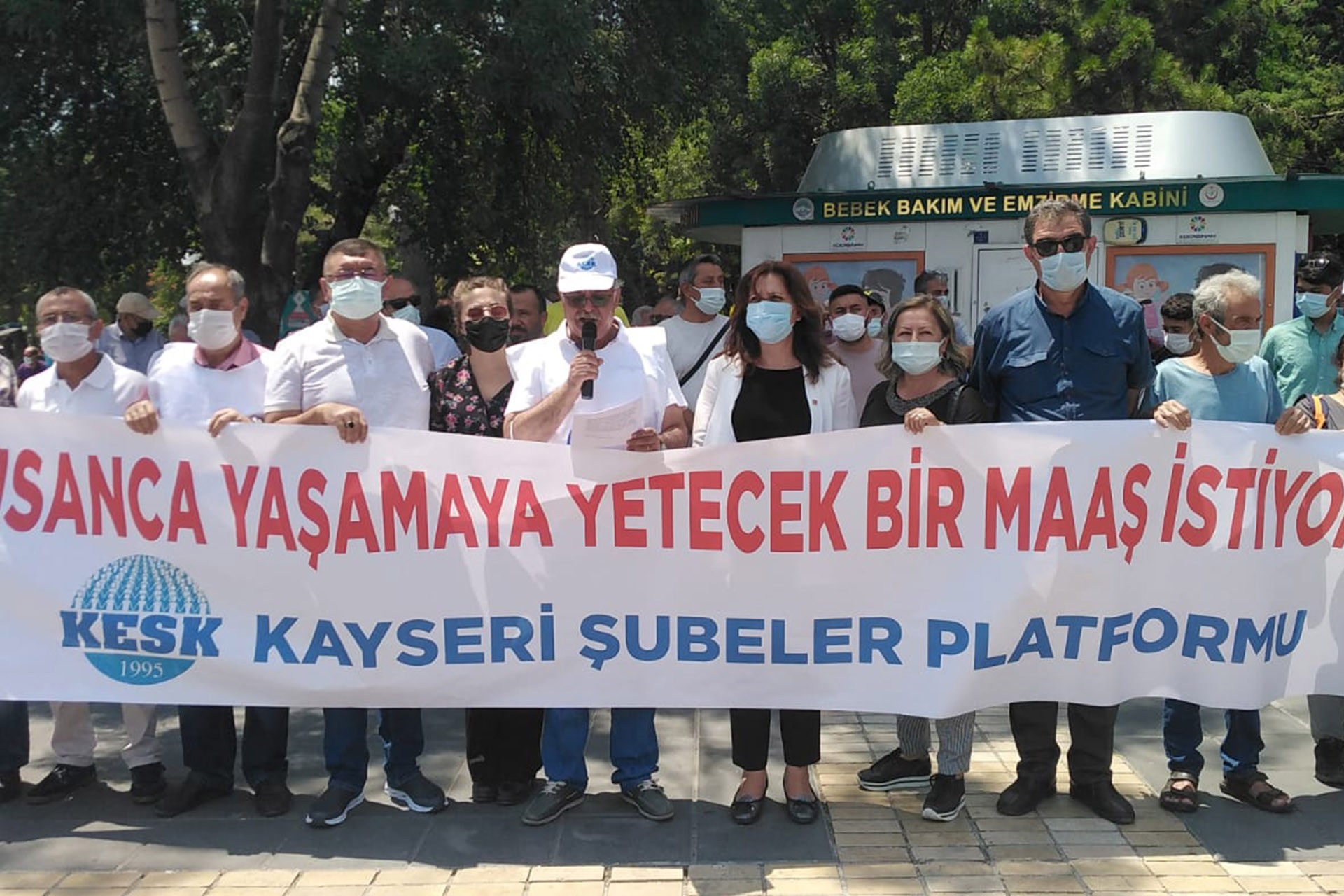 KESK Kayseri Şubeler Platformu üyeleri taleplerini açıkladı