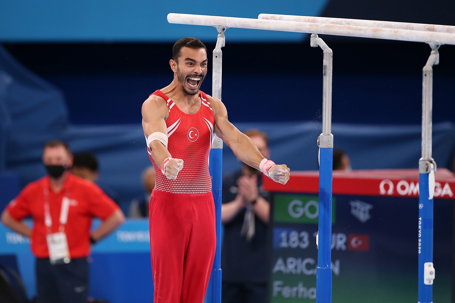 2020 Tokyo Olimpiyat Oyunları'nda cimnastikte bronz madalya kazanan Ferhat Arıcan