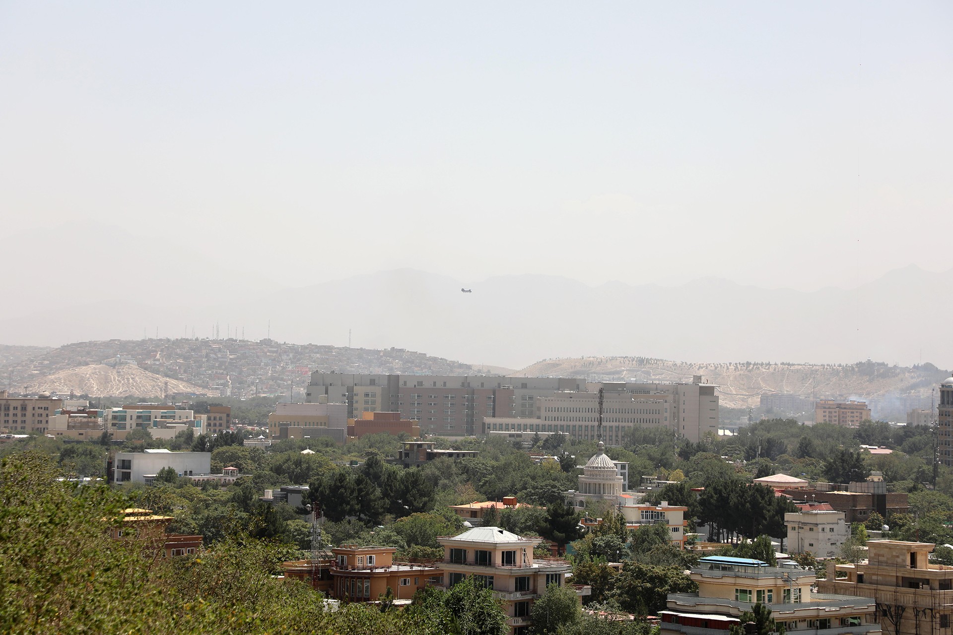 Afganistan'ın başkenti Kabil'den bir fotoğraf.