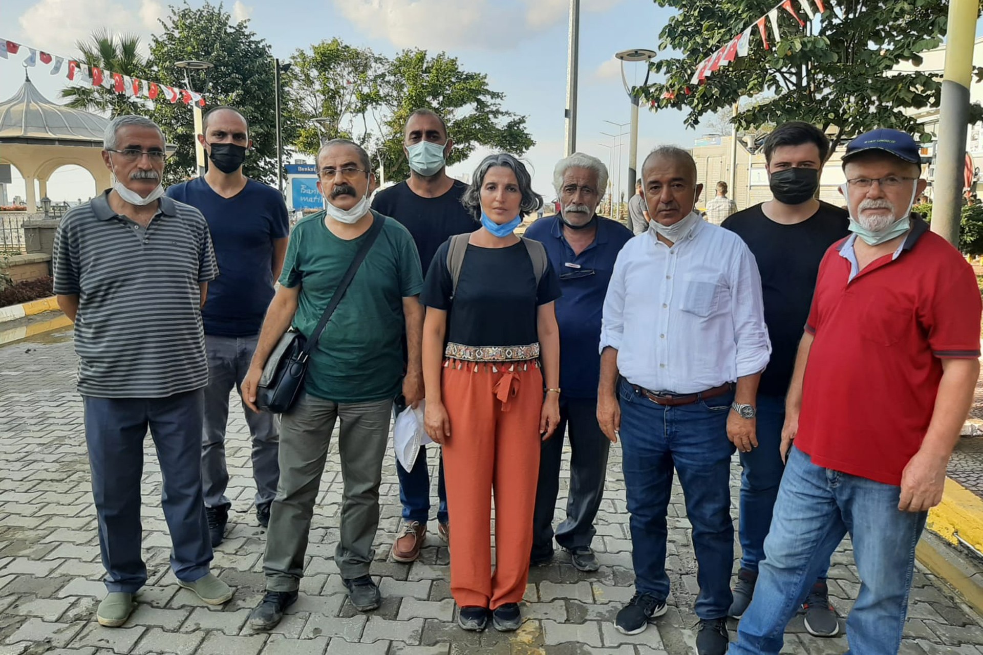 EMEP Batı Karadeniz Bölge Örgütü adına Kastamonu, Sinop ve Bartın'da yaşanan sel felaketini yerinde incelemek üzere bölgeye giden heyet