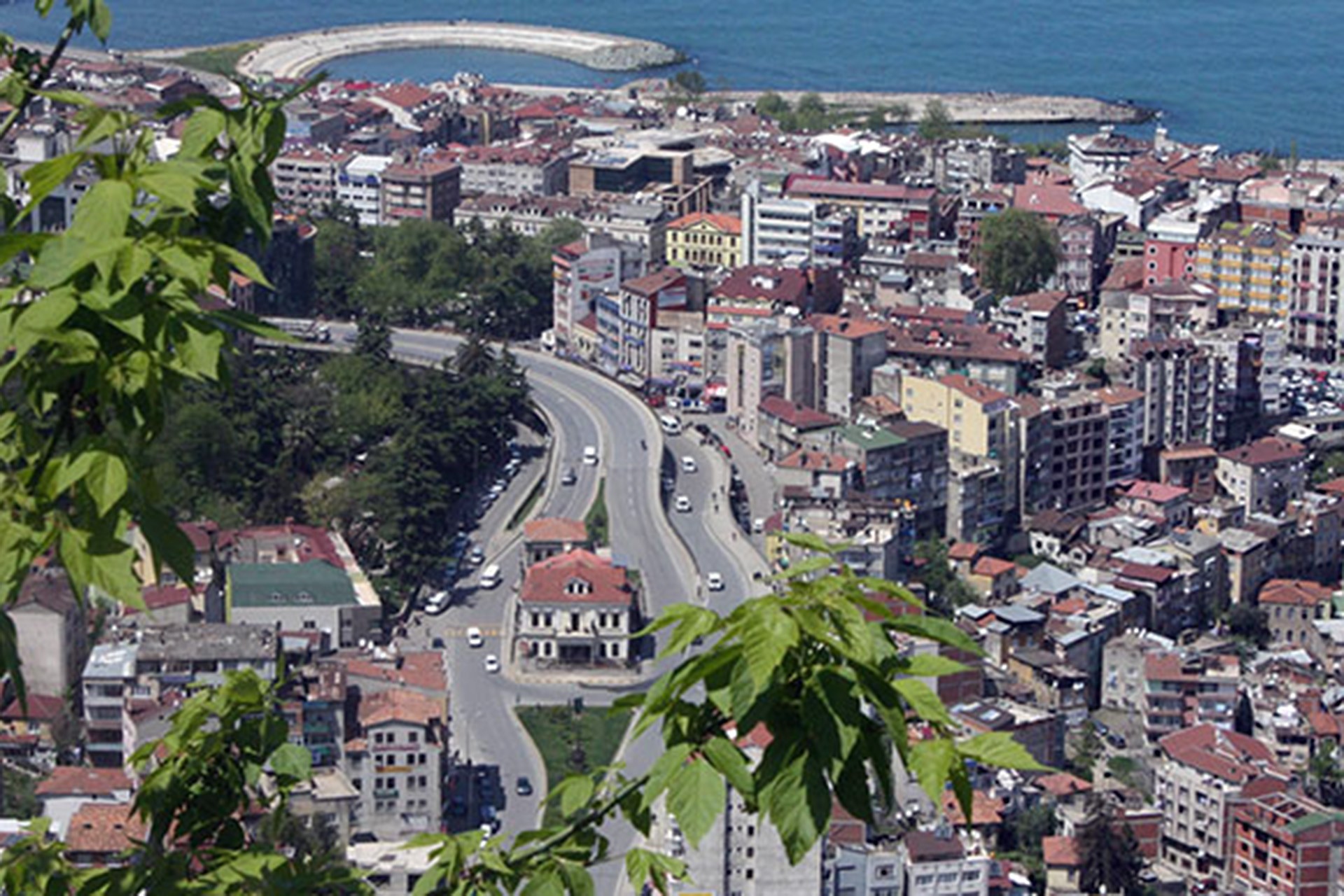 Trabzon'un kuş bakışı görüntüsü