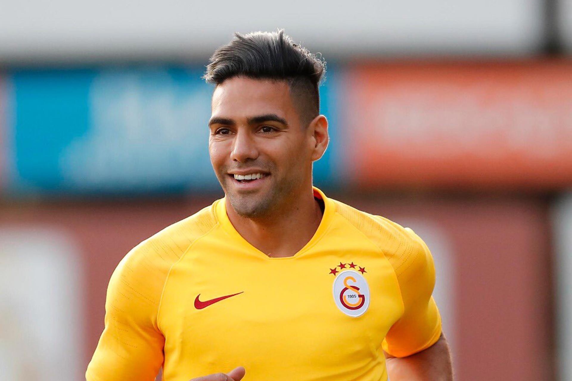 Radamel Falcao Galatasaray antremanındayken.