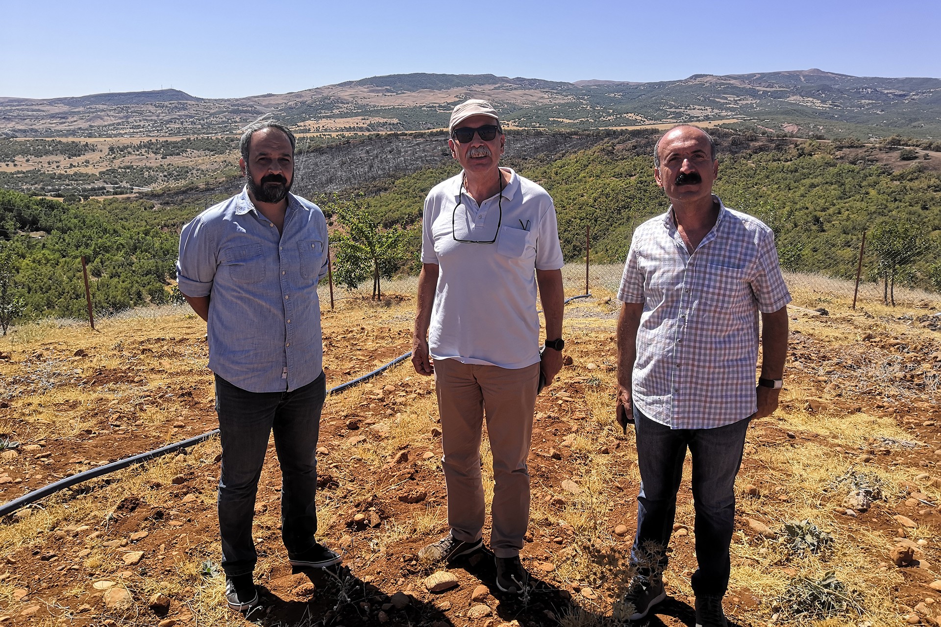 Emek Partisi GYK Üyesi Levent Tüzel'in Dersim ziyaretinden bir fotoğraf.