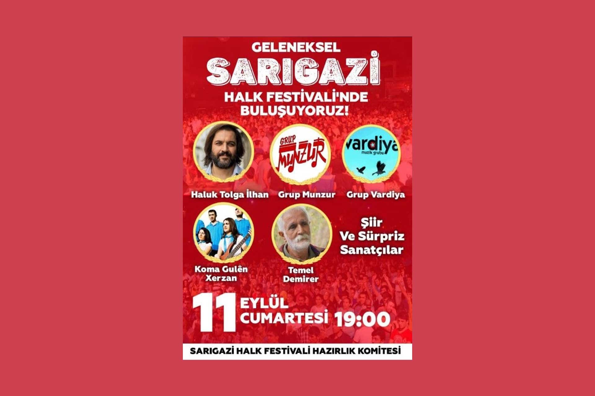 Geleneksel Sarıgazi Halk Festivali'nin afişi