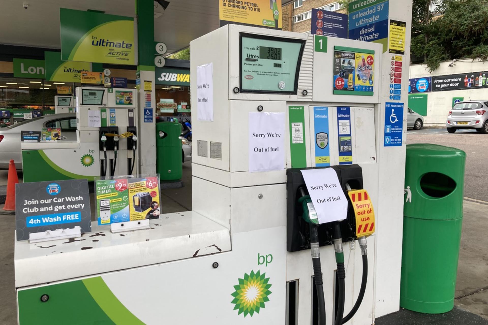 BP petrol istasyonu