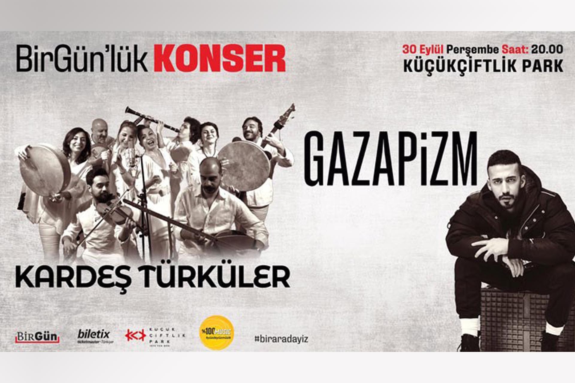 BirGün’lük Konser afişi