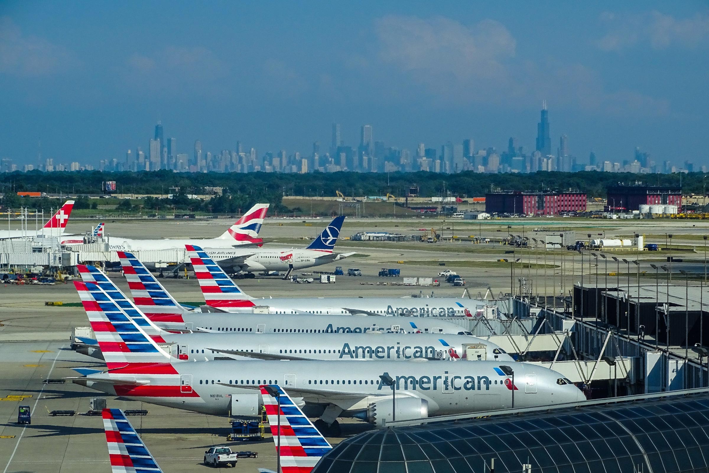 American Airlines uçakları