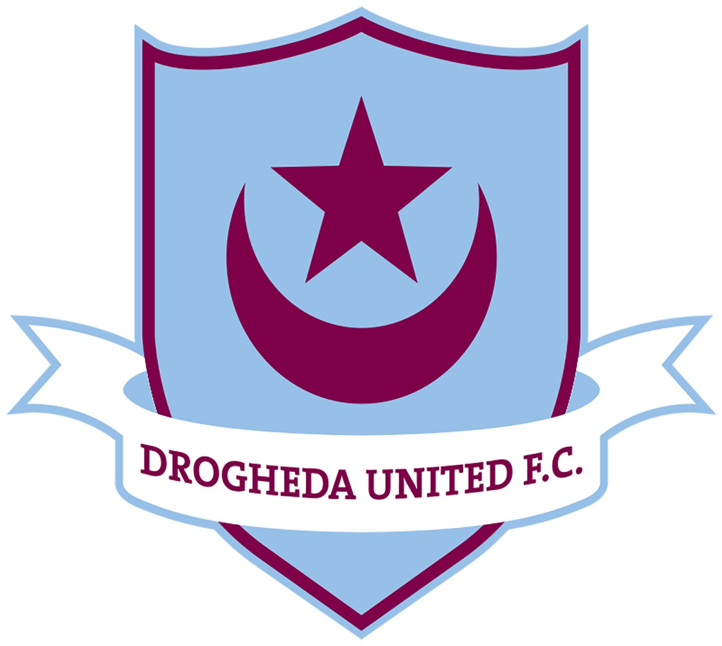 Drogheda United Futbol Kulübünün Bayrağı