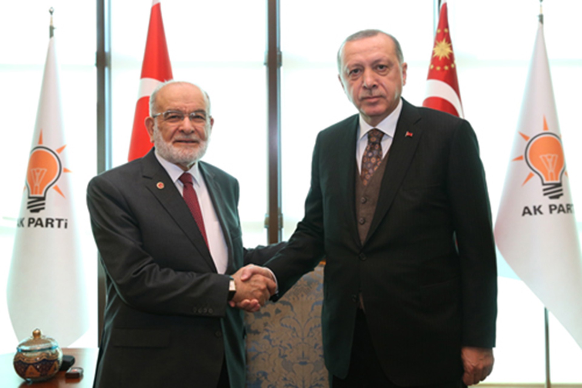 Temel Karamollaoğlu ve Erdoğan