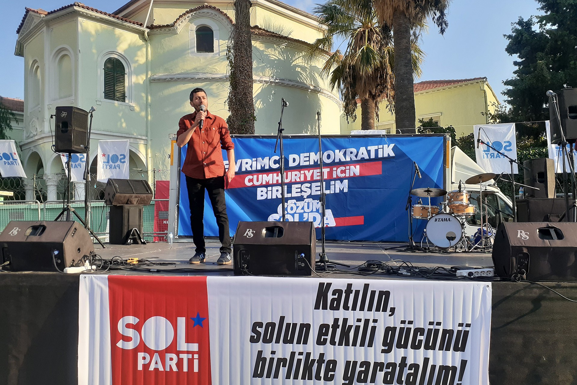 SOL Parti'nin İzmir'de düzenlediği miting