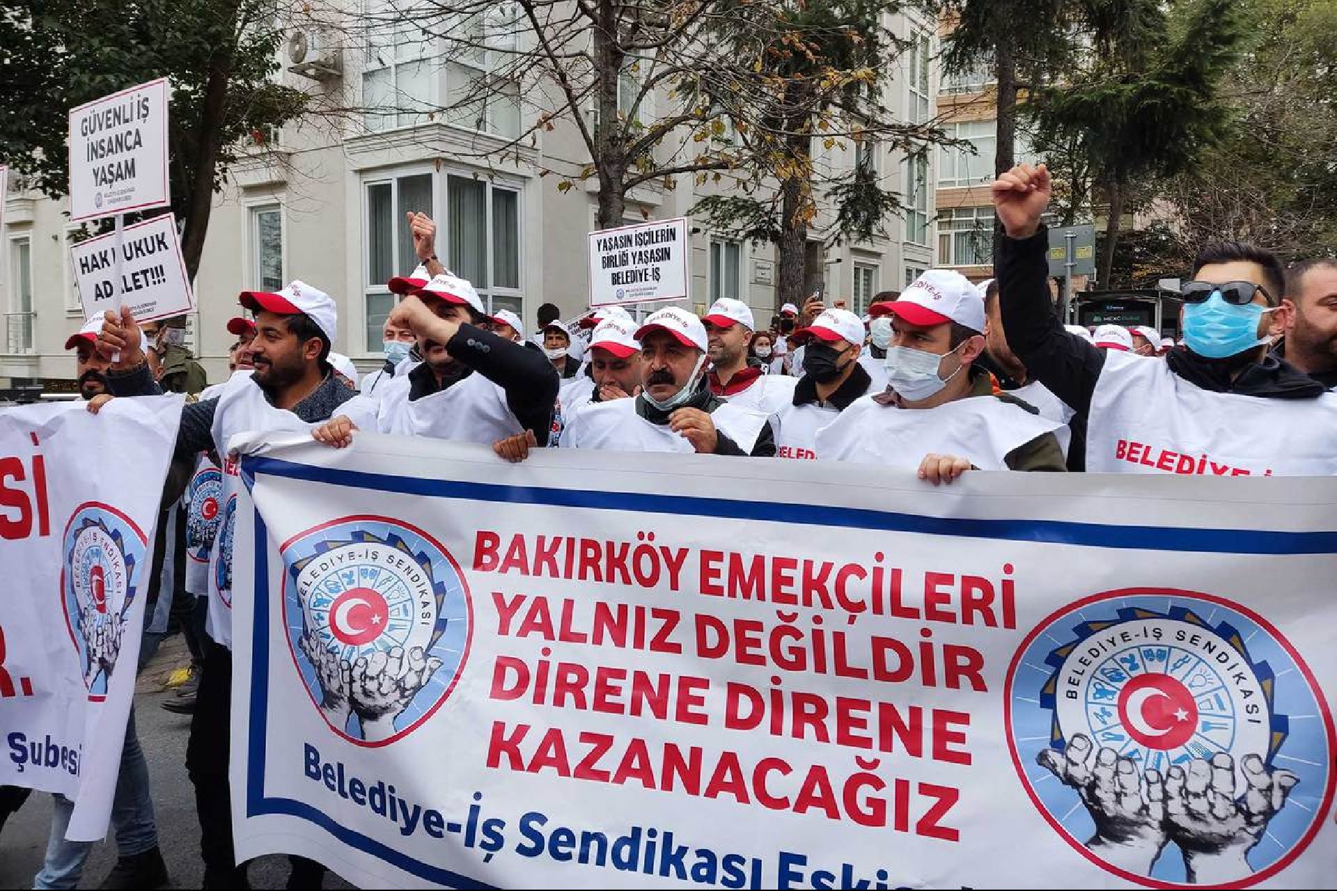 Bakırköy Belediyesi işçileri