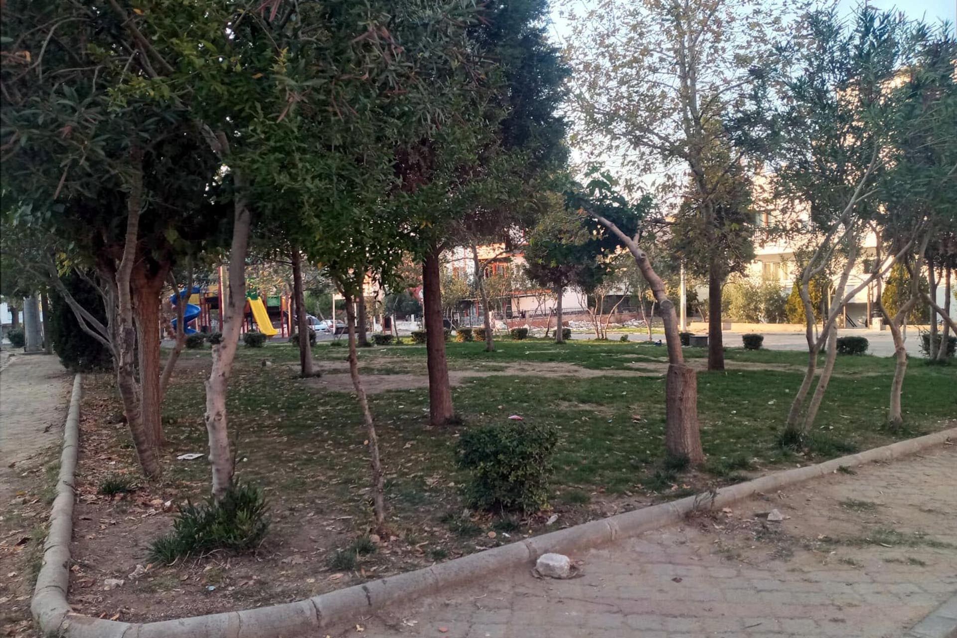 Turgutlu'da bir park