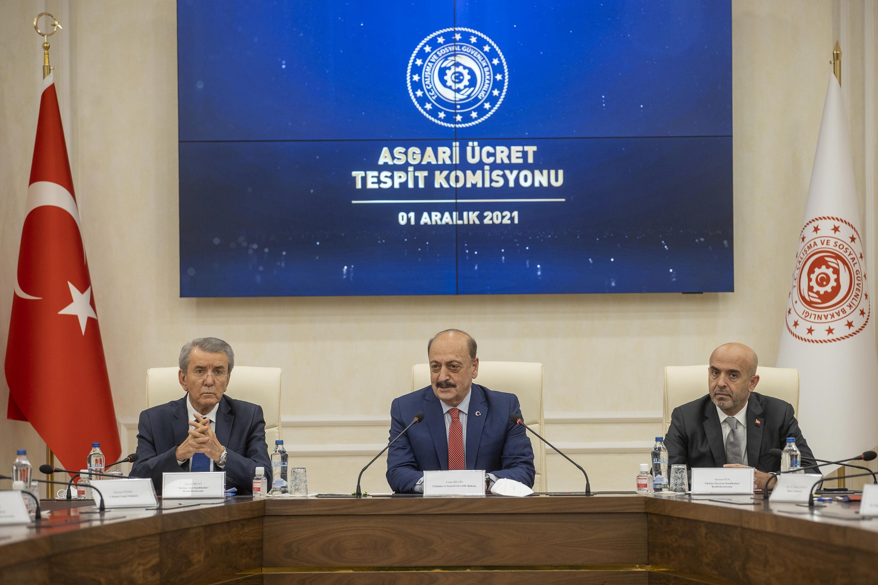 2022 asgari ücretini belirleyecek komisyon