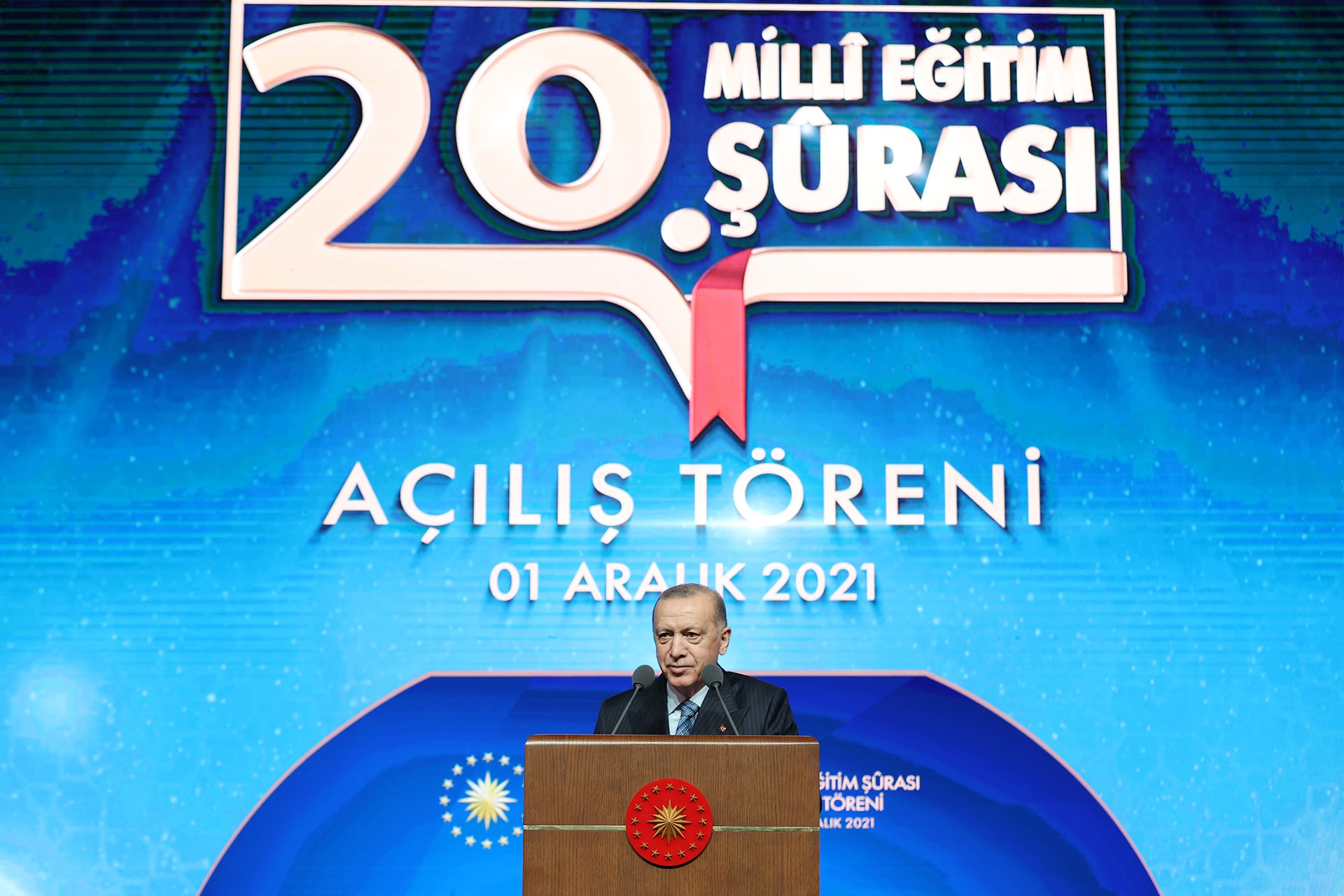 Erdoğan 20. Milli Eğitim Şurasında konuştu