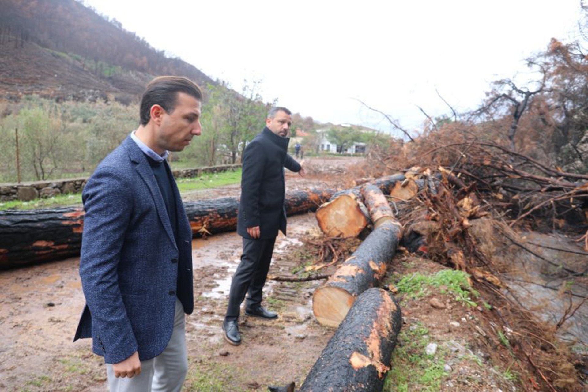 Burak Erbay Marmaris'teki tomrukları gösteriyor