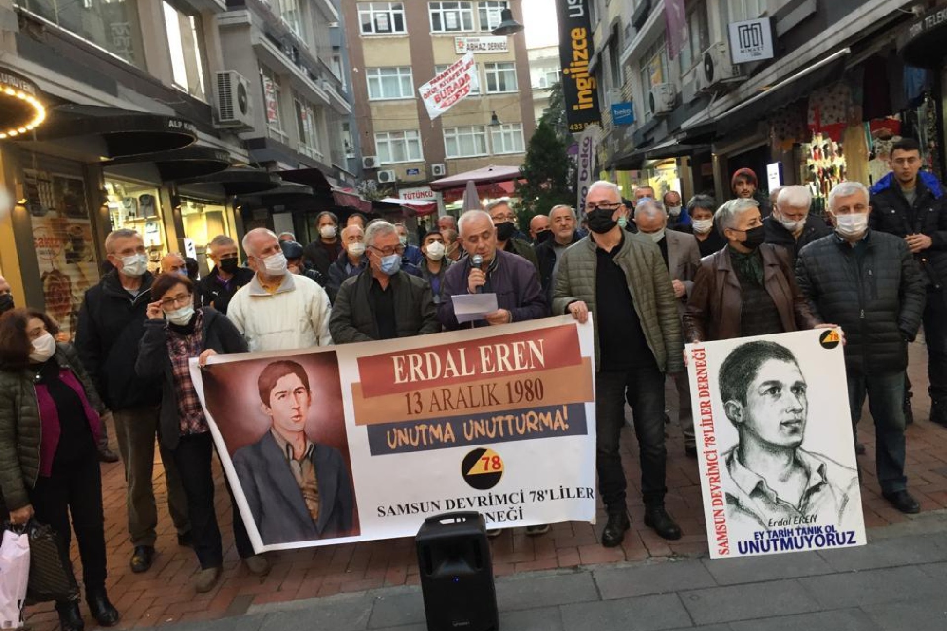 Samsun'da Erdal Eren anması