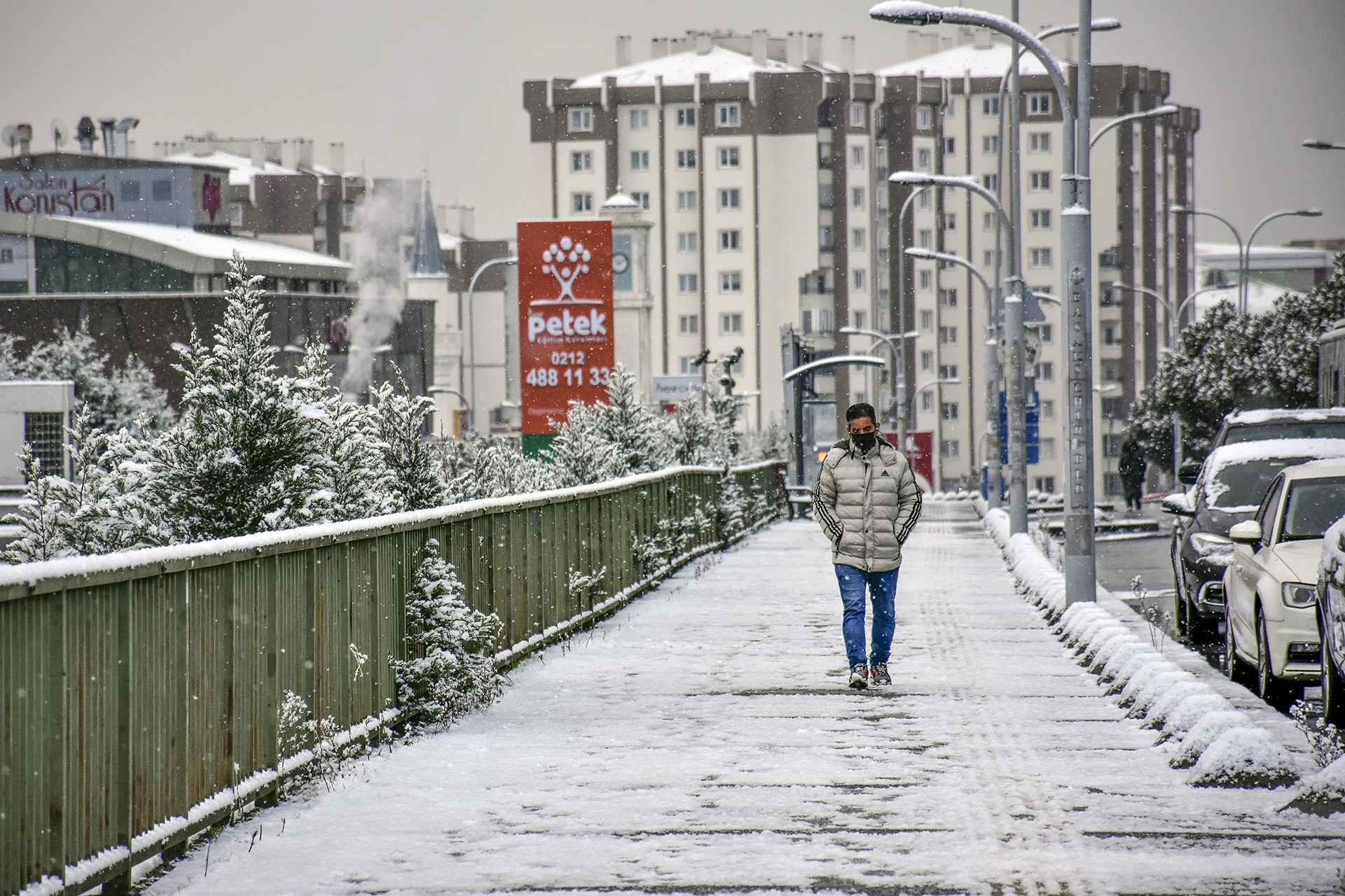 İstanbul'da kar