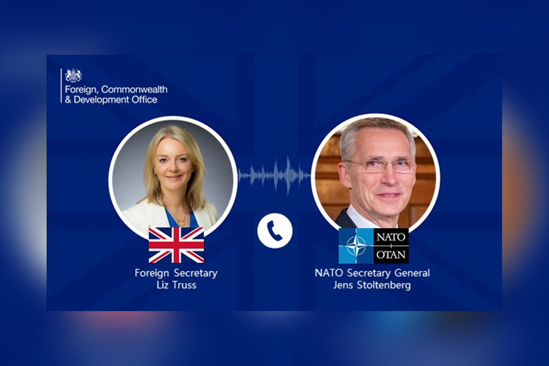 Liz Truss ve Jens Stoltenberg'in fotoğrafları