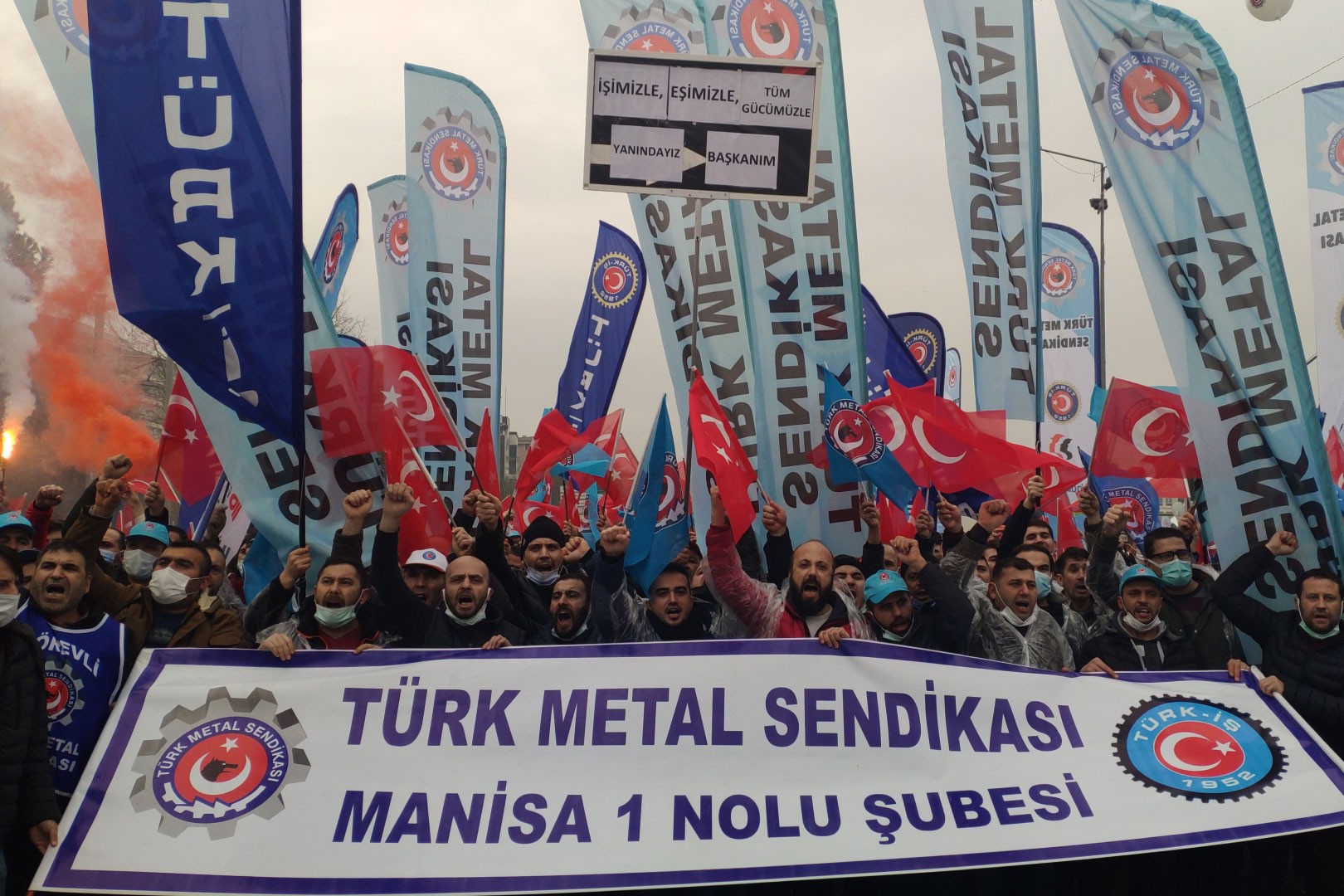 Türk Metal'in TİS mitingi