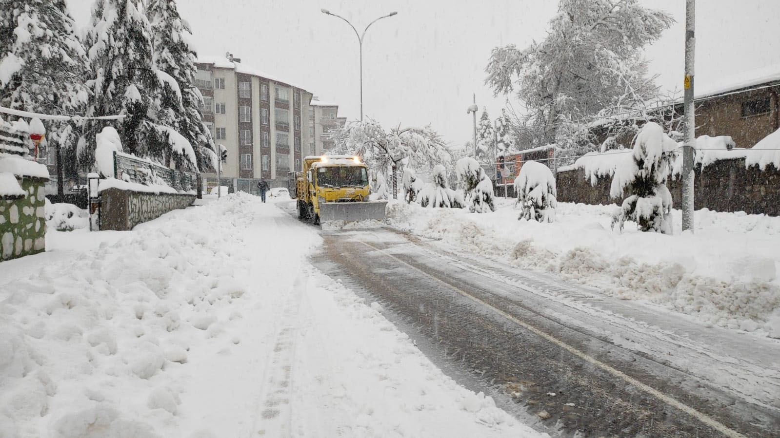 Konya'da kar yağışı