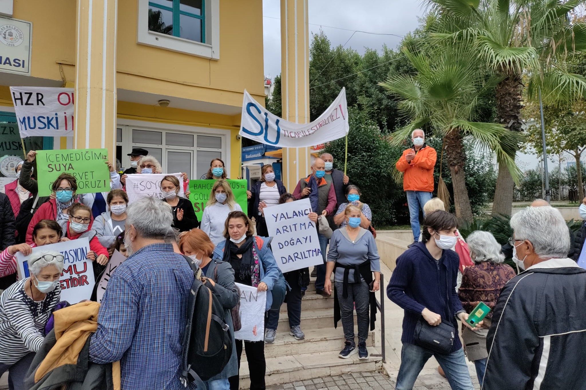 Su  özelleştirme protesto