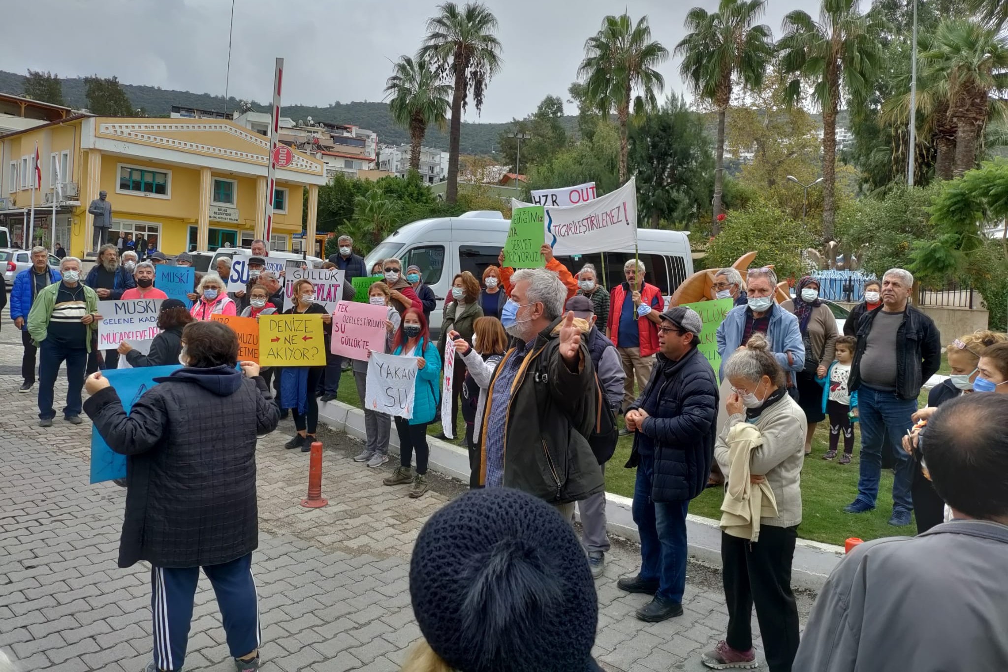 Su  özelleştirme protesto