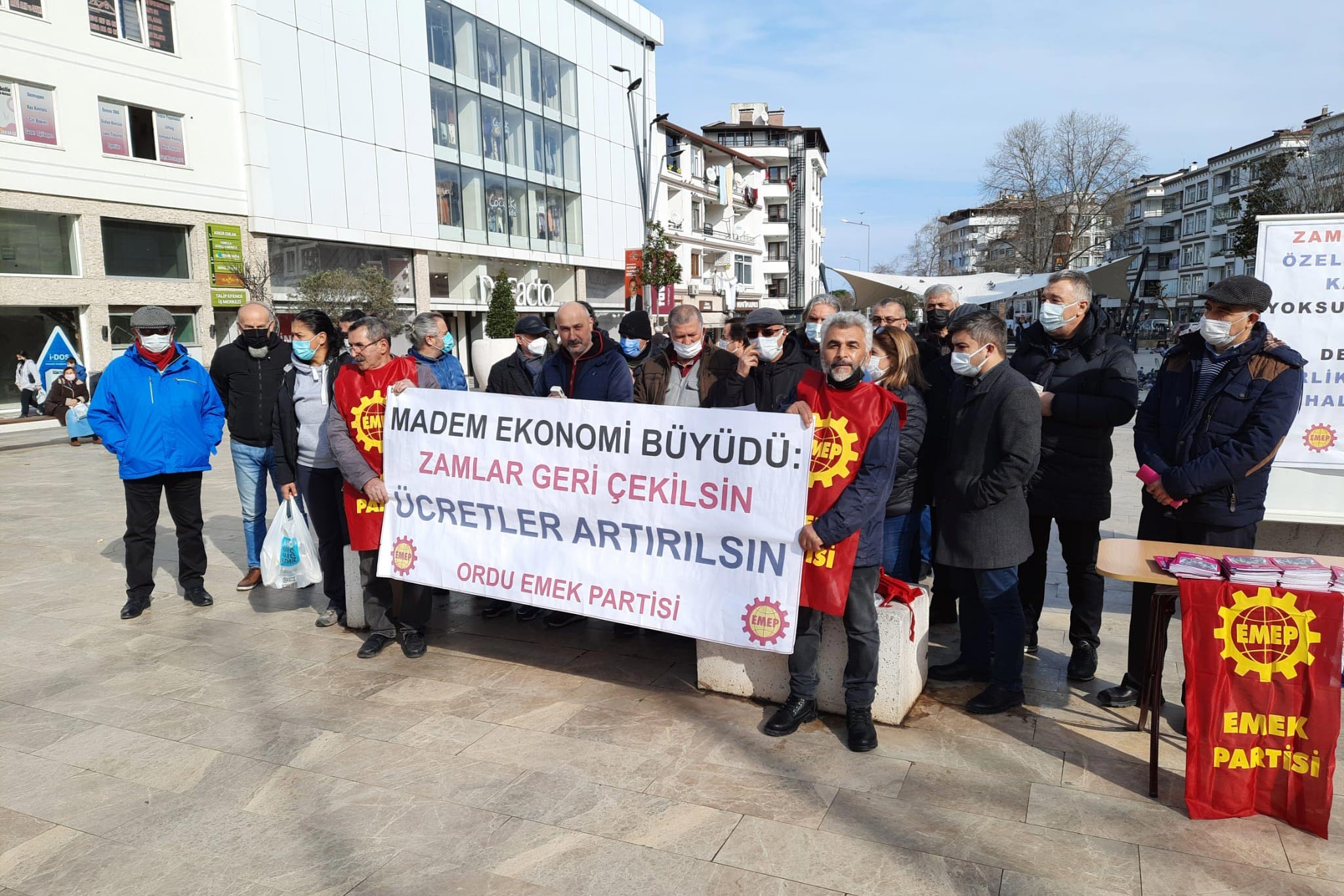 Emek Partisi Ordu İl Örgütünün basın açıklaması