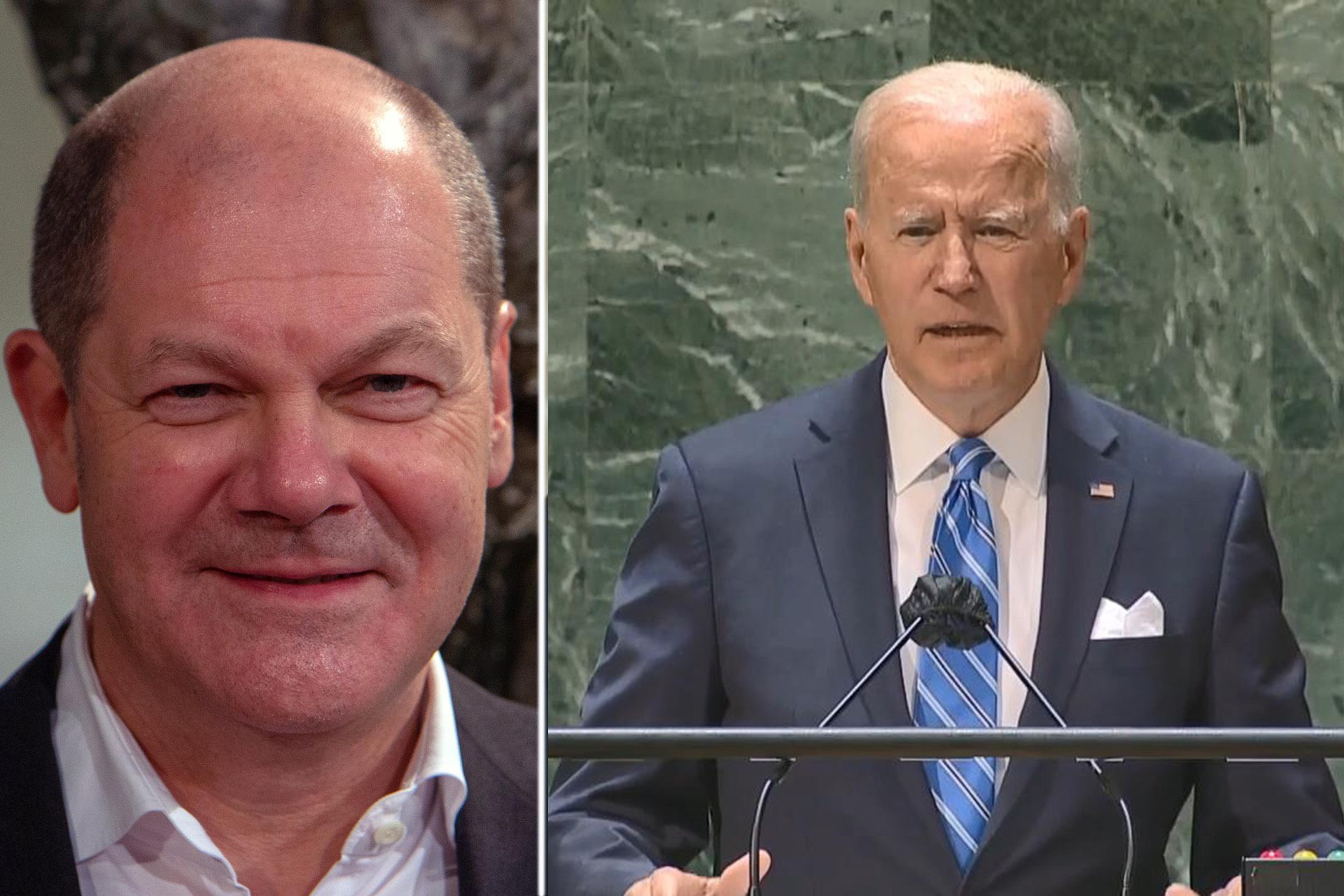 Olaf Scholz ve Joe Biden