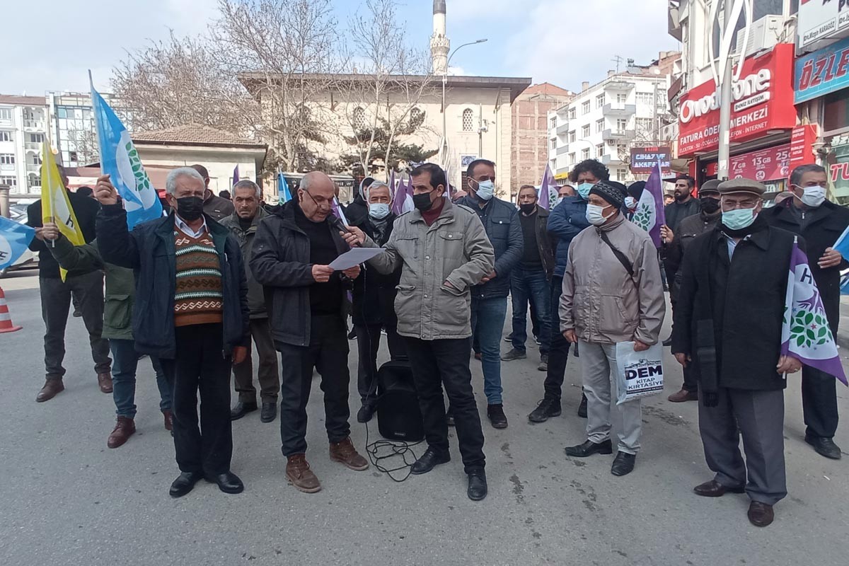 Elazığ'daki protesto