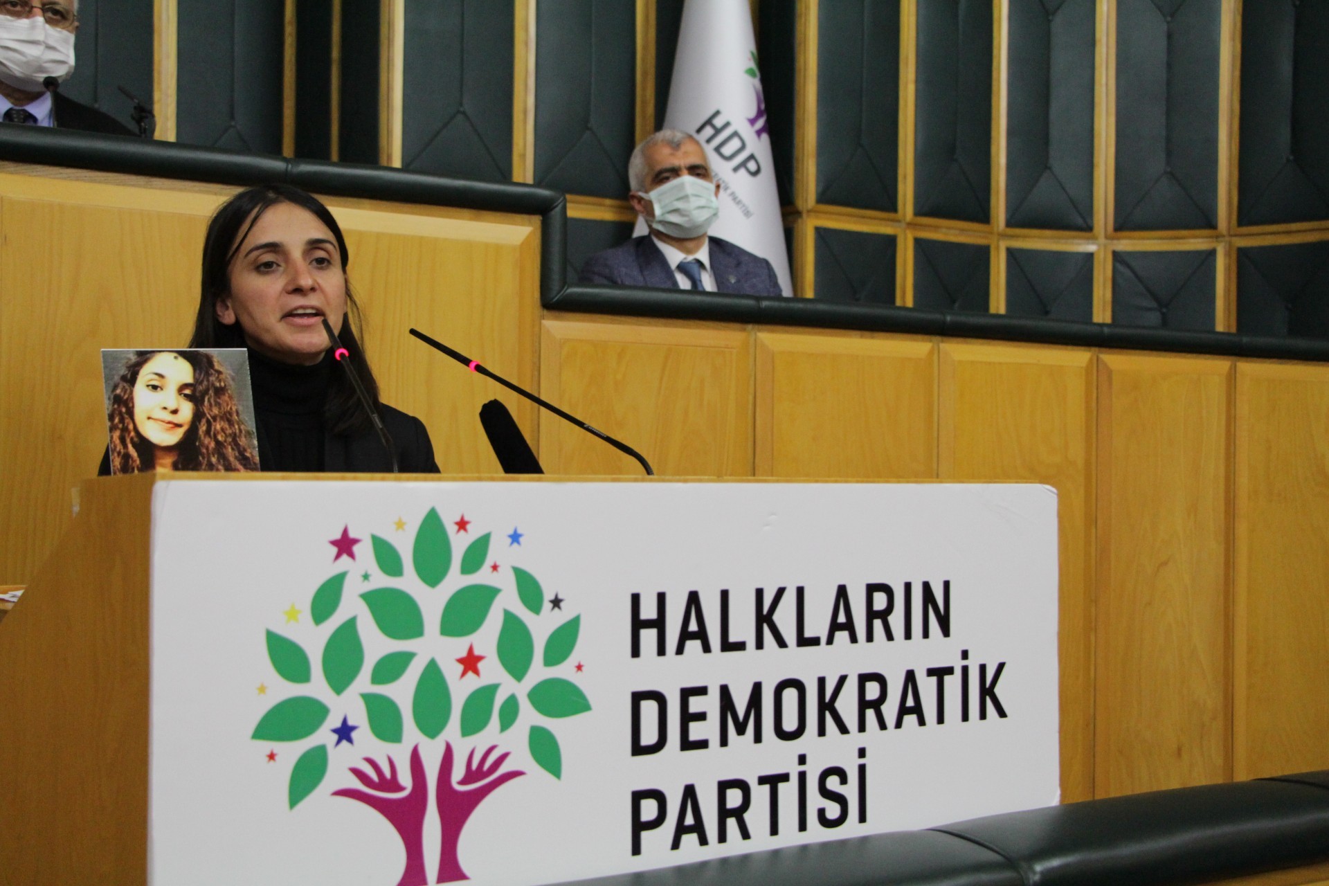 Aygül Doku, HDP Grup toplantısında konuştu