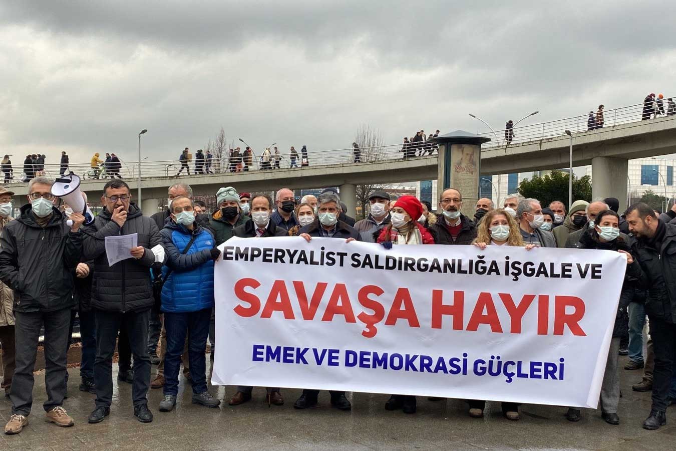 Kocaeli'de savaş karşıtı eylem