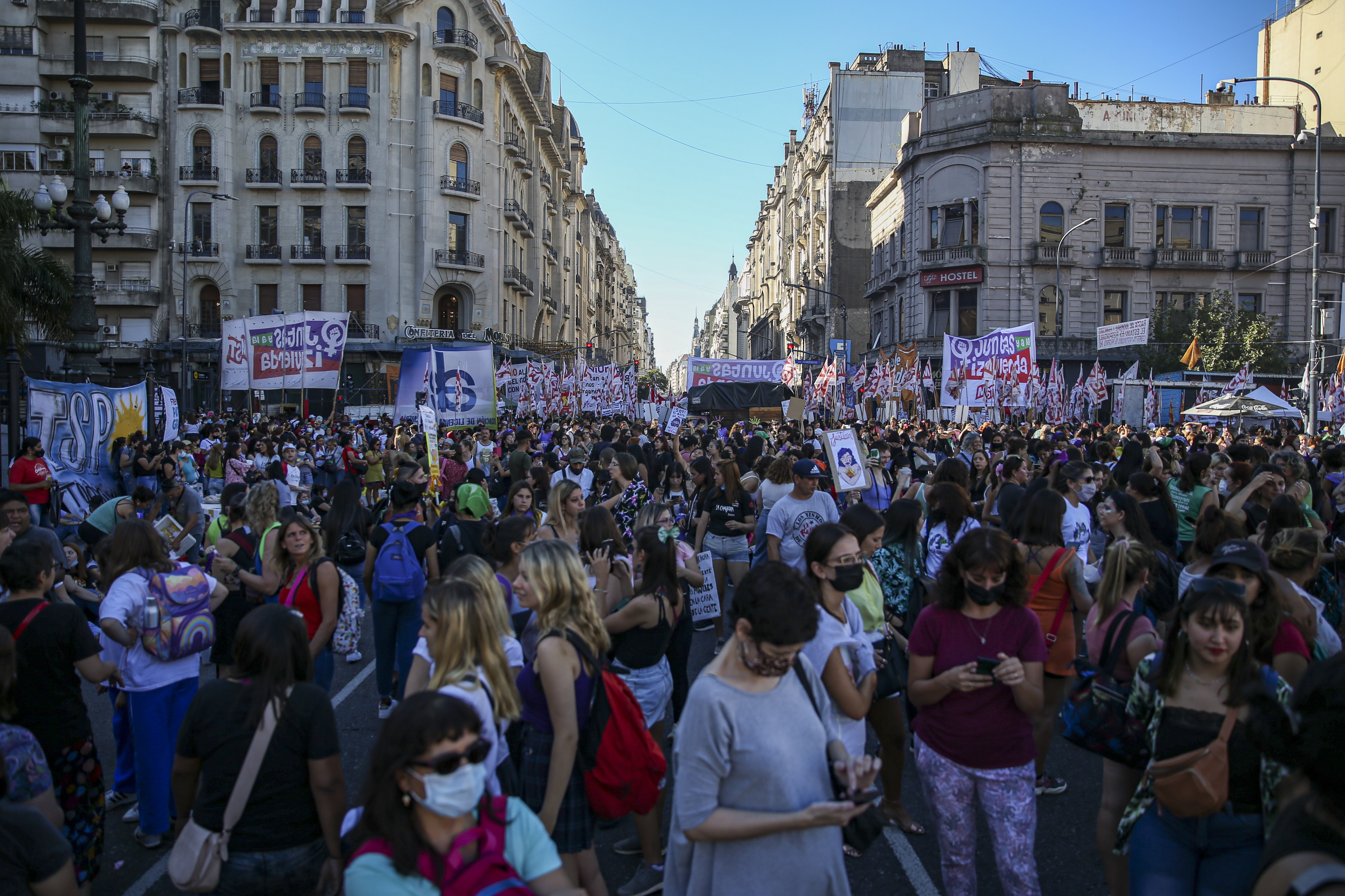 Buenos Aires'te 8 Mart eylemi