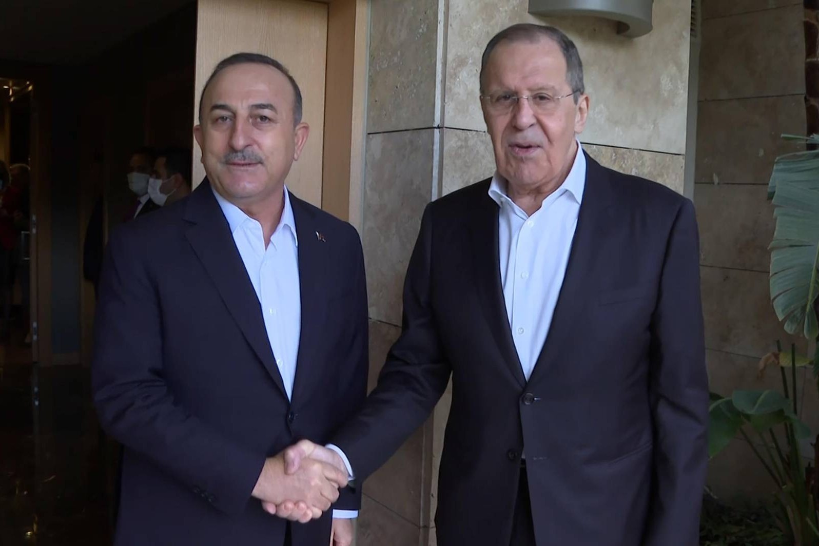 Mevlüt Çavuşoğlu ve Sergey Lavrov görüştü