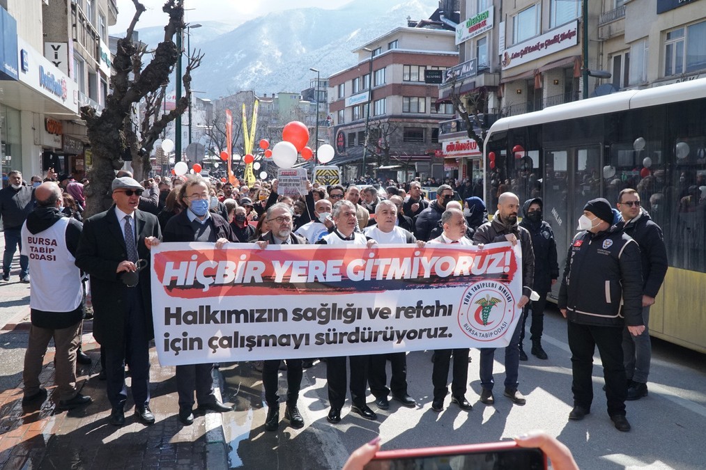 Bursa'da sağlık örgütleri açıklama yaptı