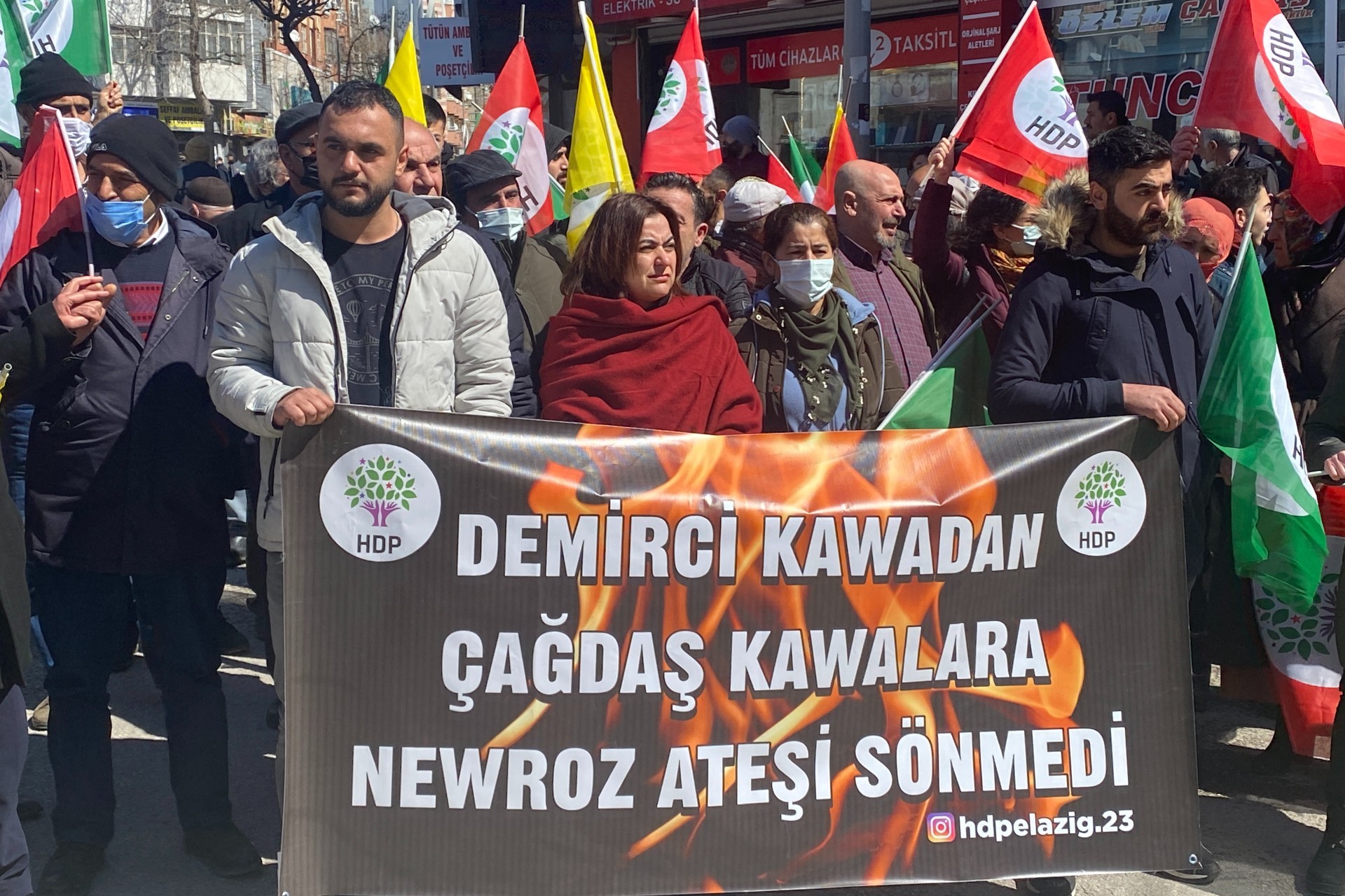 Elazığ'da Newroz kutlaması