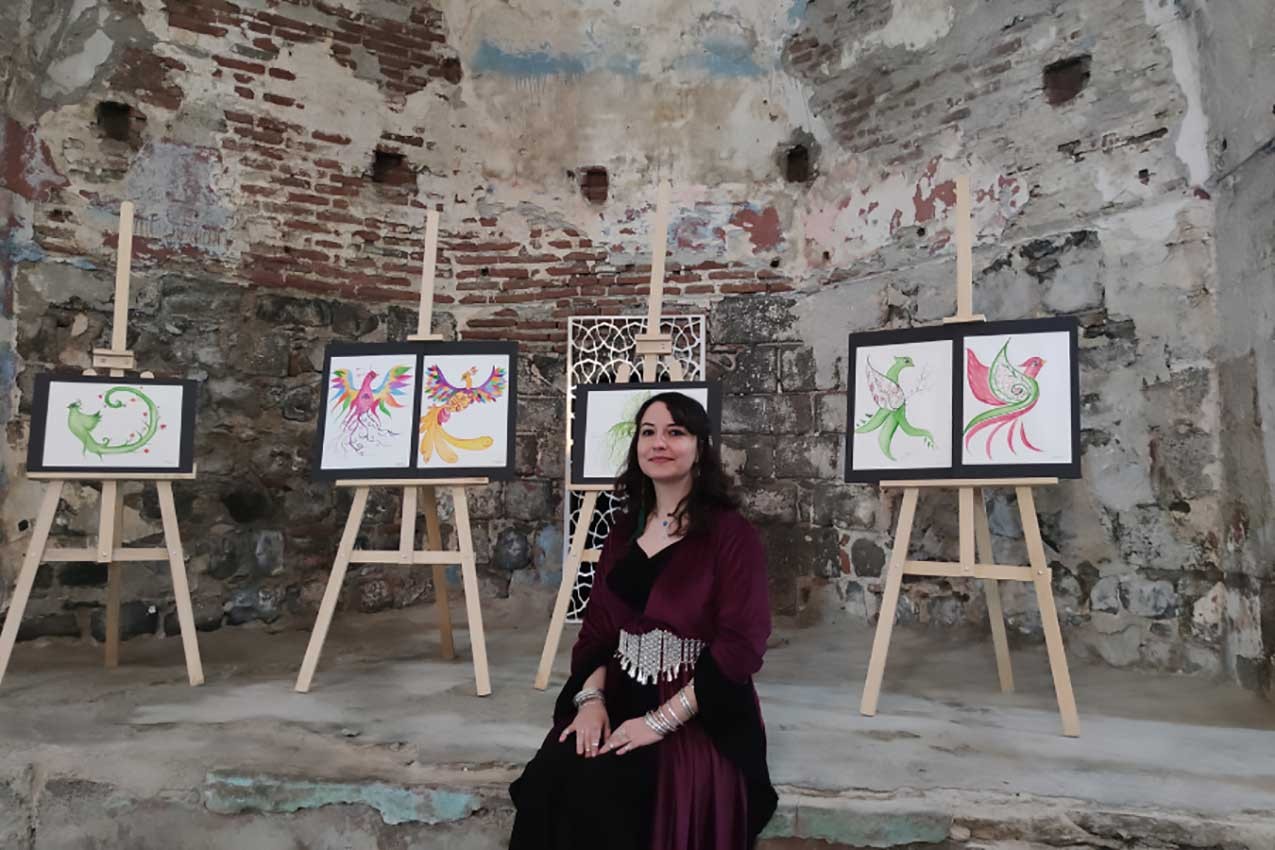 Ressam Hatice Kapusuz’un 'Simurg' sergisi 