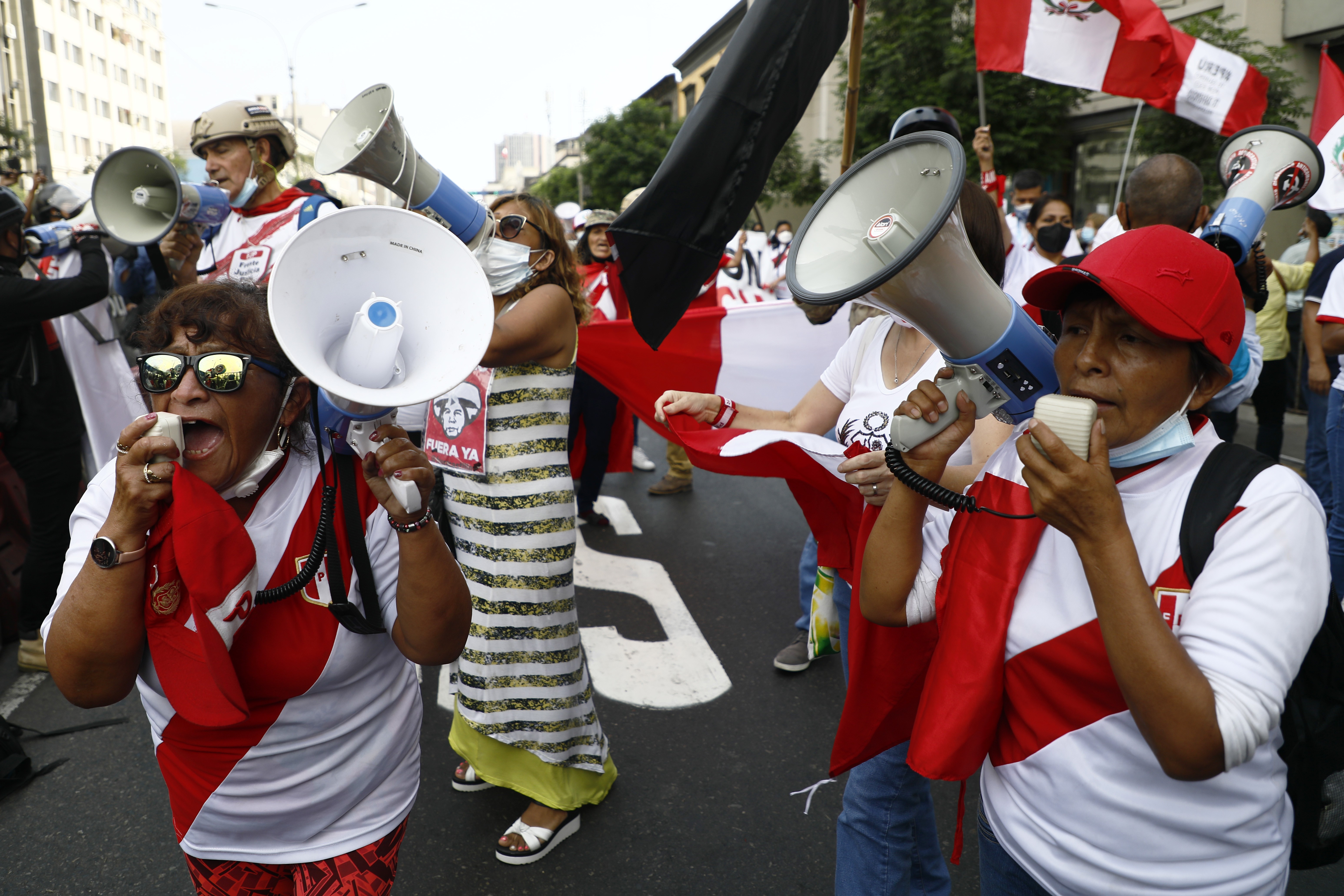 Peru meclisi protesto