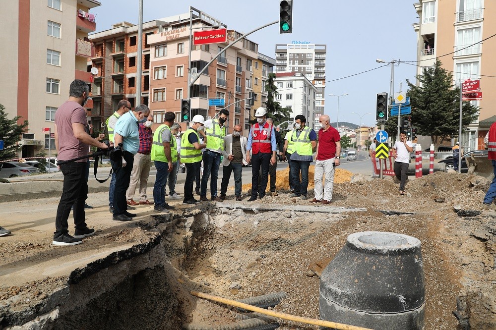 Belediyenin fen işleri çalışması